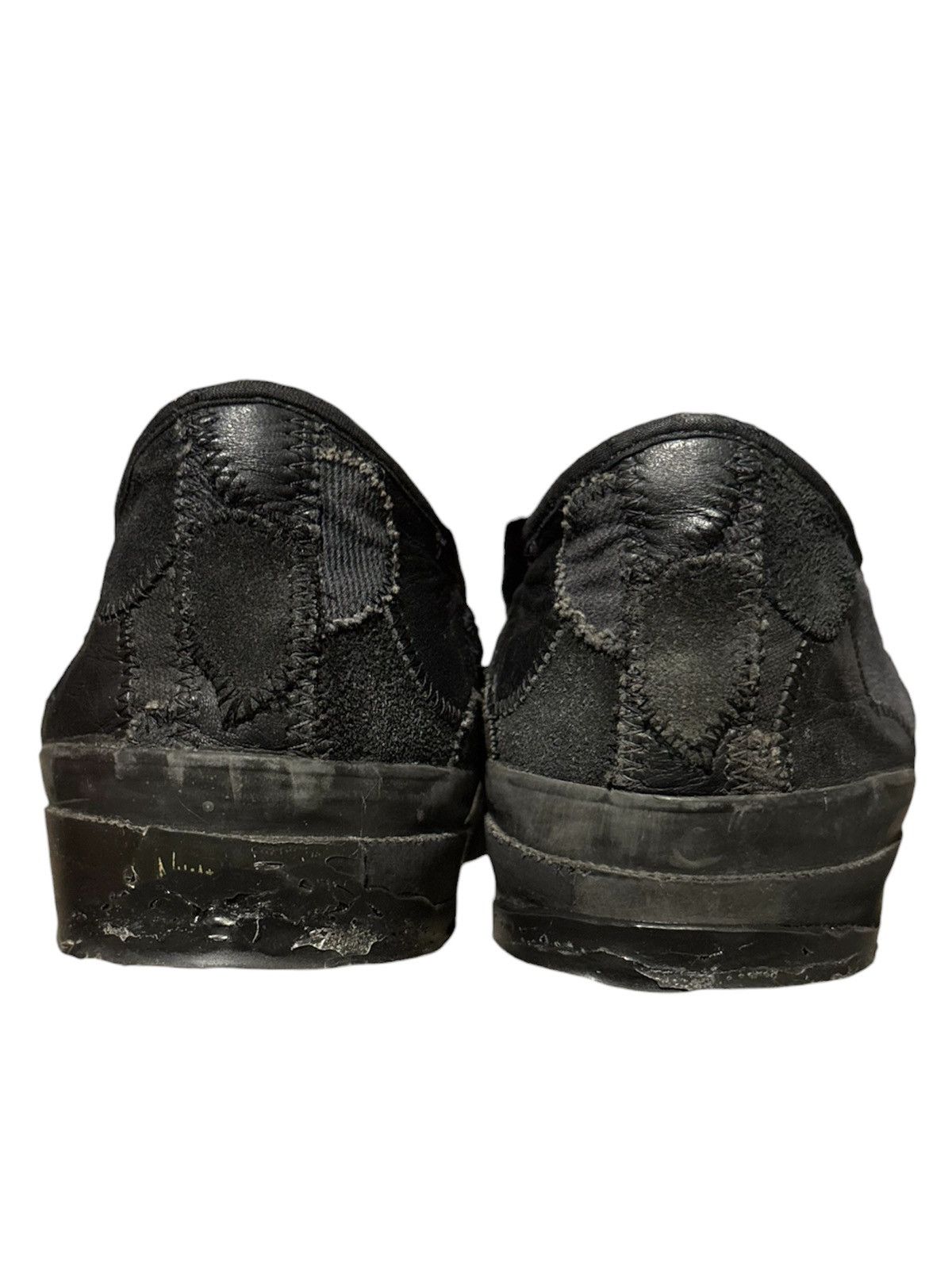 Number (N)ine Number (N)ine AW03 Crying Heart Patchwork Purcell Sneakers Size US 9 / EU 42 - 4 Thumbnail