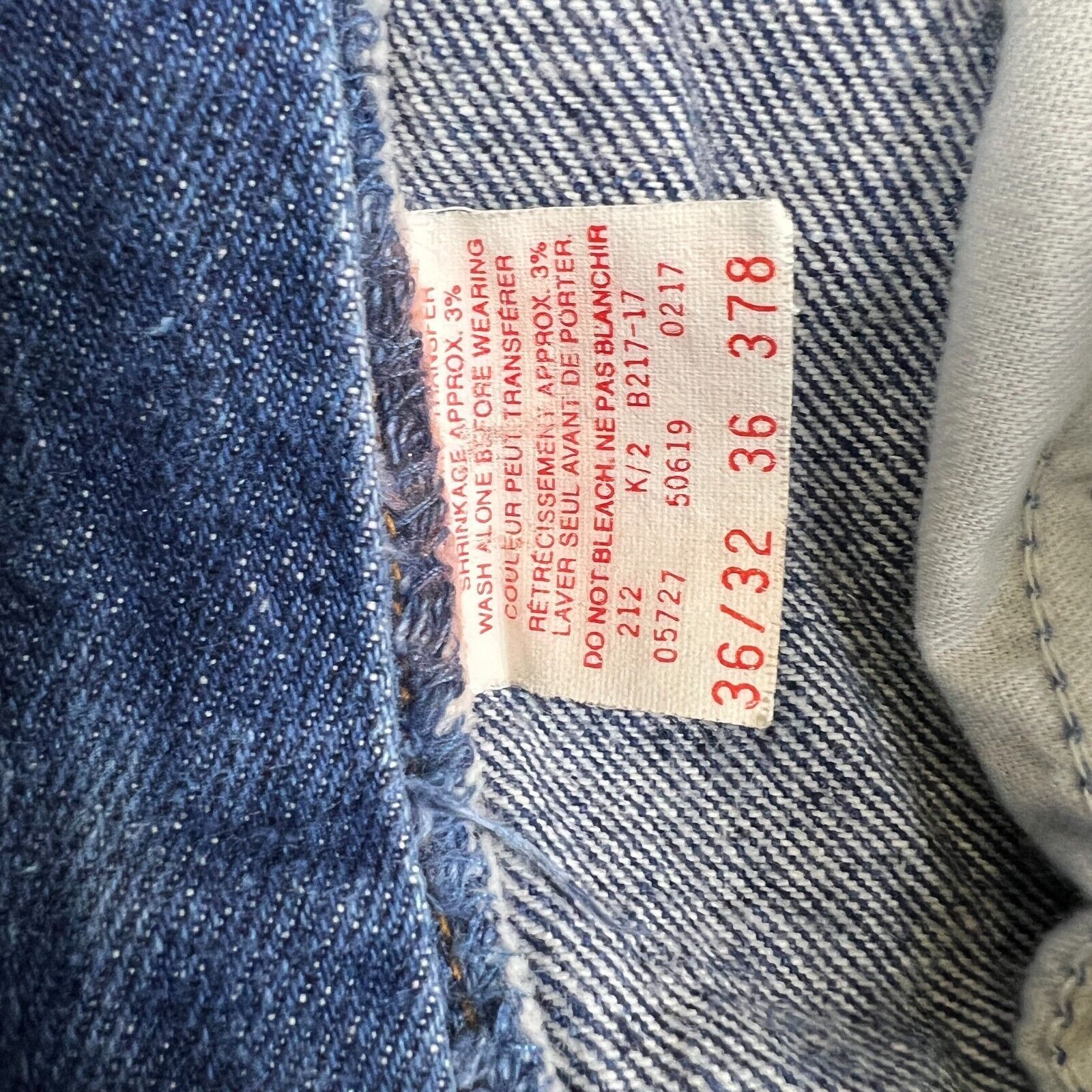 Levi's × Vintage Vintage Levi's 619 Jeans 33x30 Orange Tab Wide 90s Denim Size US 33 - 10 Thumbnail