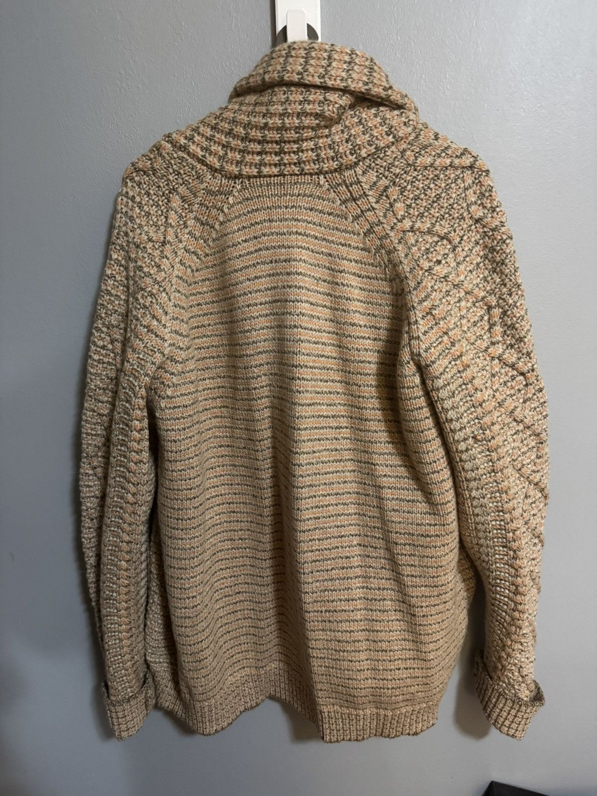 Snow Peak Snow Peak Multi Colour Cable Knit Shawl Cardigan Size US L / EU 52-54 / 3 - 2 Thumbnail
