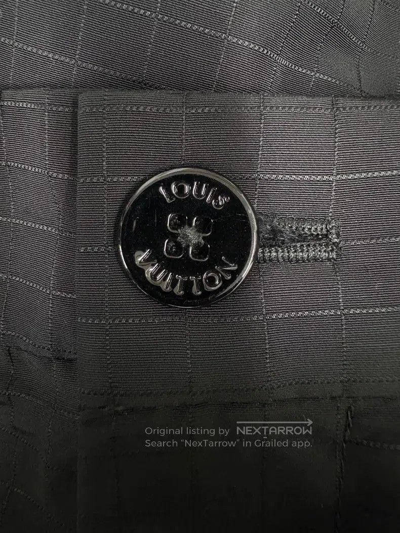 Louis Vuitton Louis Vuitton size US 48 Black plaid small logo printed sho Size US 32 / EU 48 - 3 Thumbnail