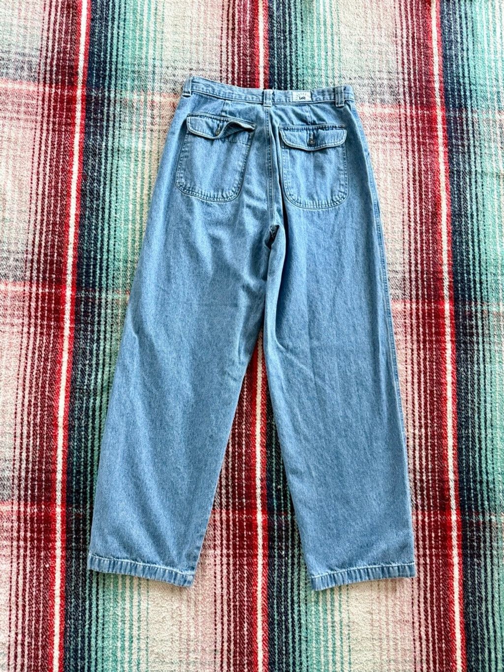 Lee 00s Lee Riveted Denim Fatigues 32x31.5 Size 32" / US 10 / IT 46 - 3 Thumbnail