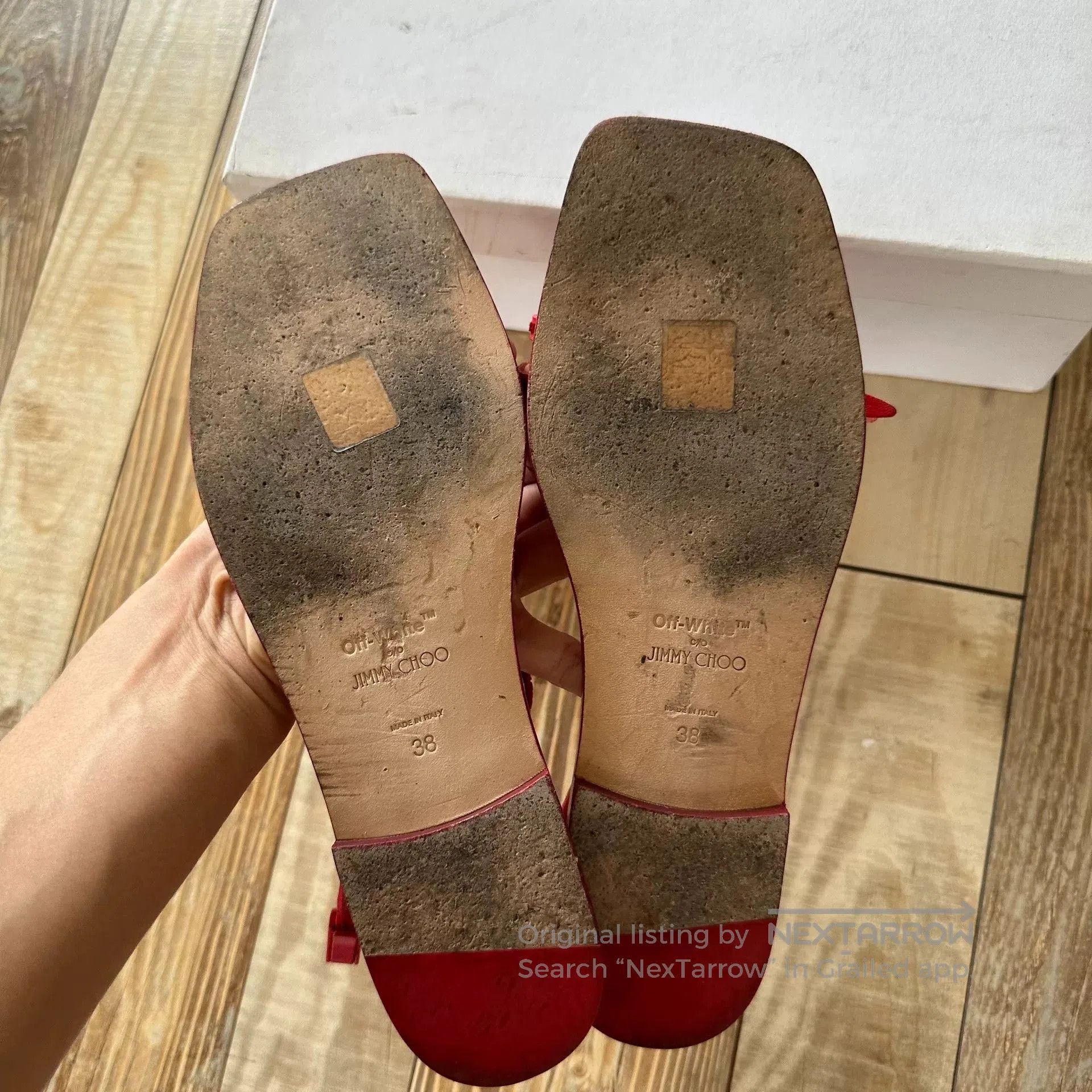 Jimmy Choo Jimmy Choo x Off. Size US 7 / IT 37 - 6 Thumbnail
