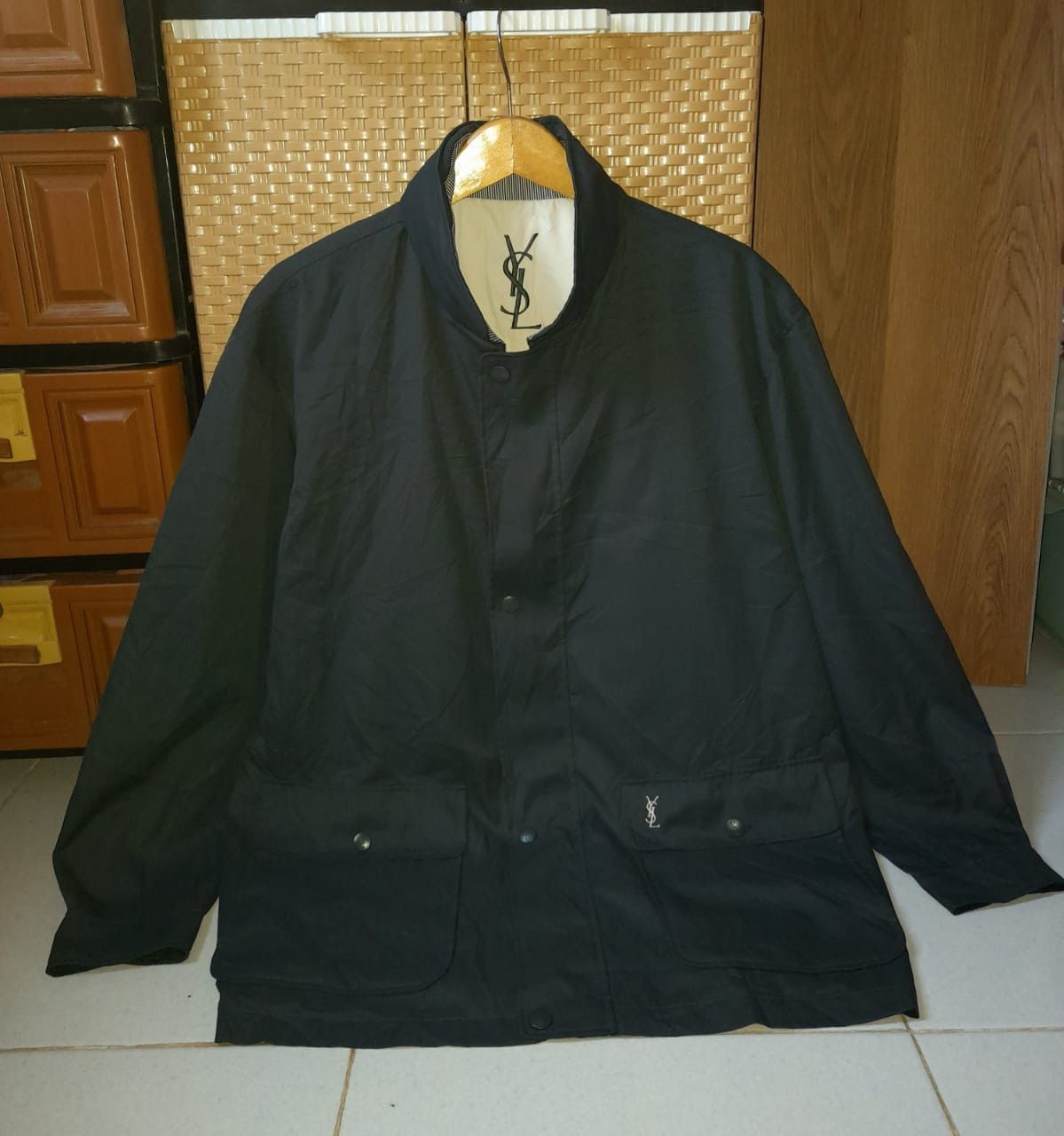 Vintage 💥Big Logo 💥Vintage Yves Saint Laurent x Ysl Jacket Size US L / EU 52-54 / 3 - 2 Thumbnail