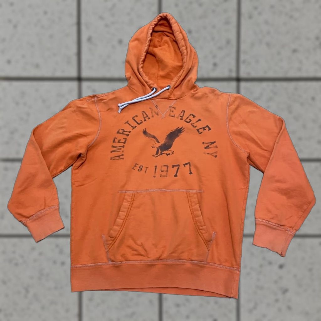 American Eagle Outfitters American Eagle Outfitters Hoodie Men L Orange Graphic Halloween Y2k Wool? (wait) Size US L / EU 52-54 / 3 - 1 Thumbnail