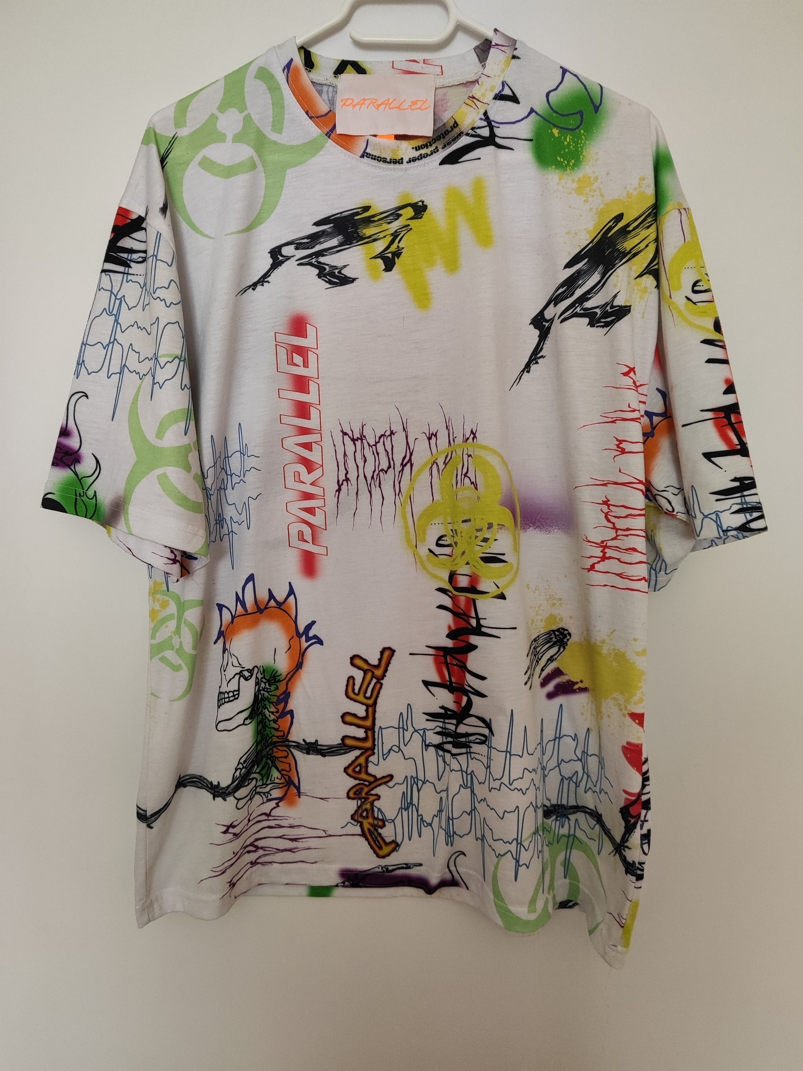 Jaded London Jaded London "Parallel" Graphic All Over Print T-Shirt Rare Size US M / EU 48-50 / 2 - 1 Thumbnail