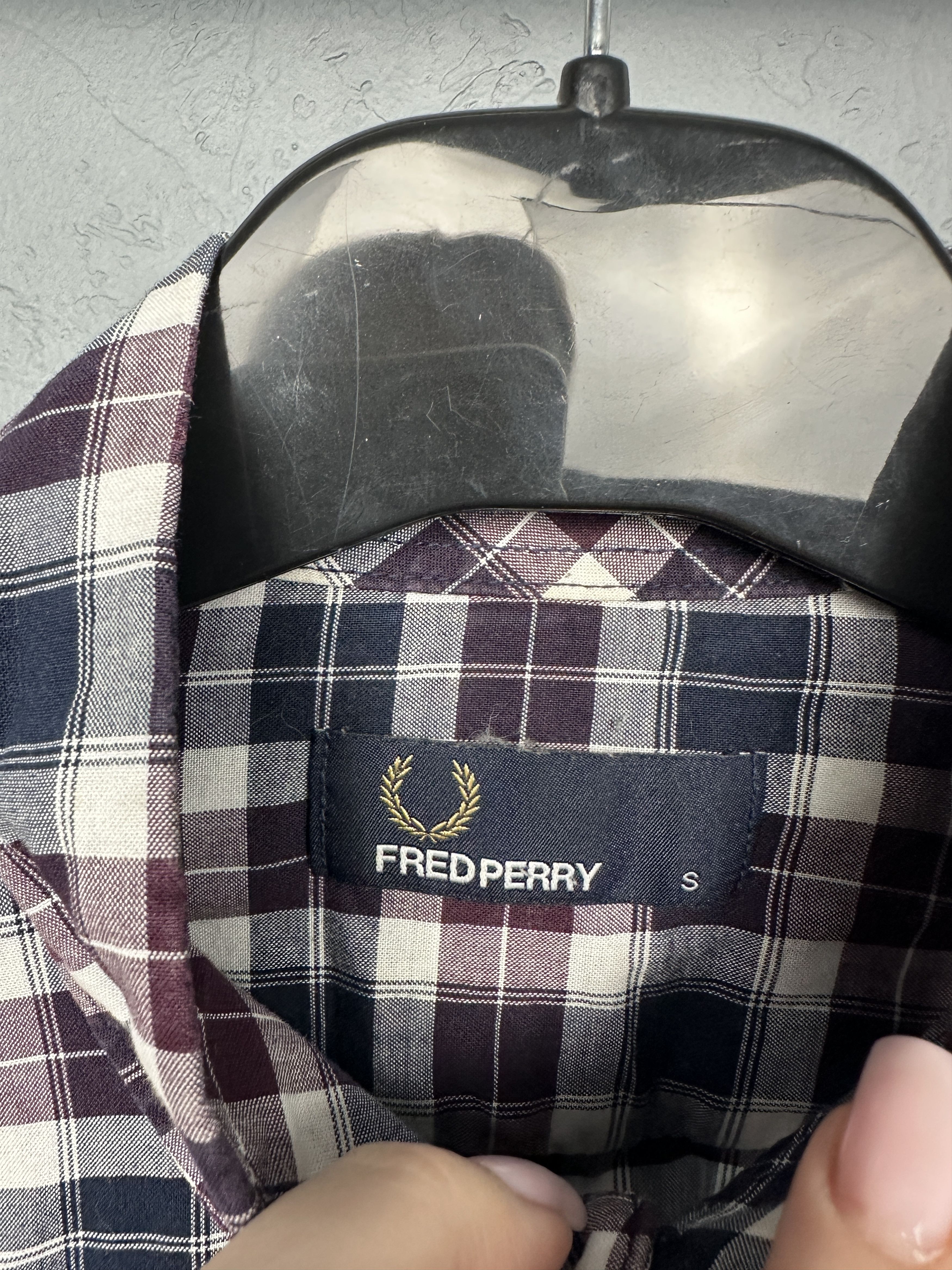 Fred Perry Fred Perry Mens Long Sleeve Shirt Size US S / EU 44-46 / 1 - 4 Thumbnail