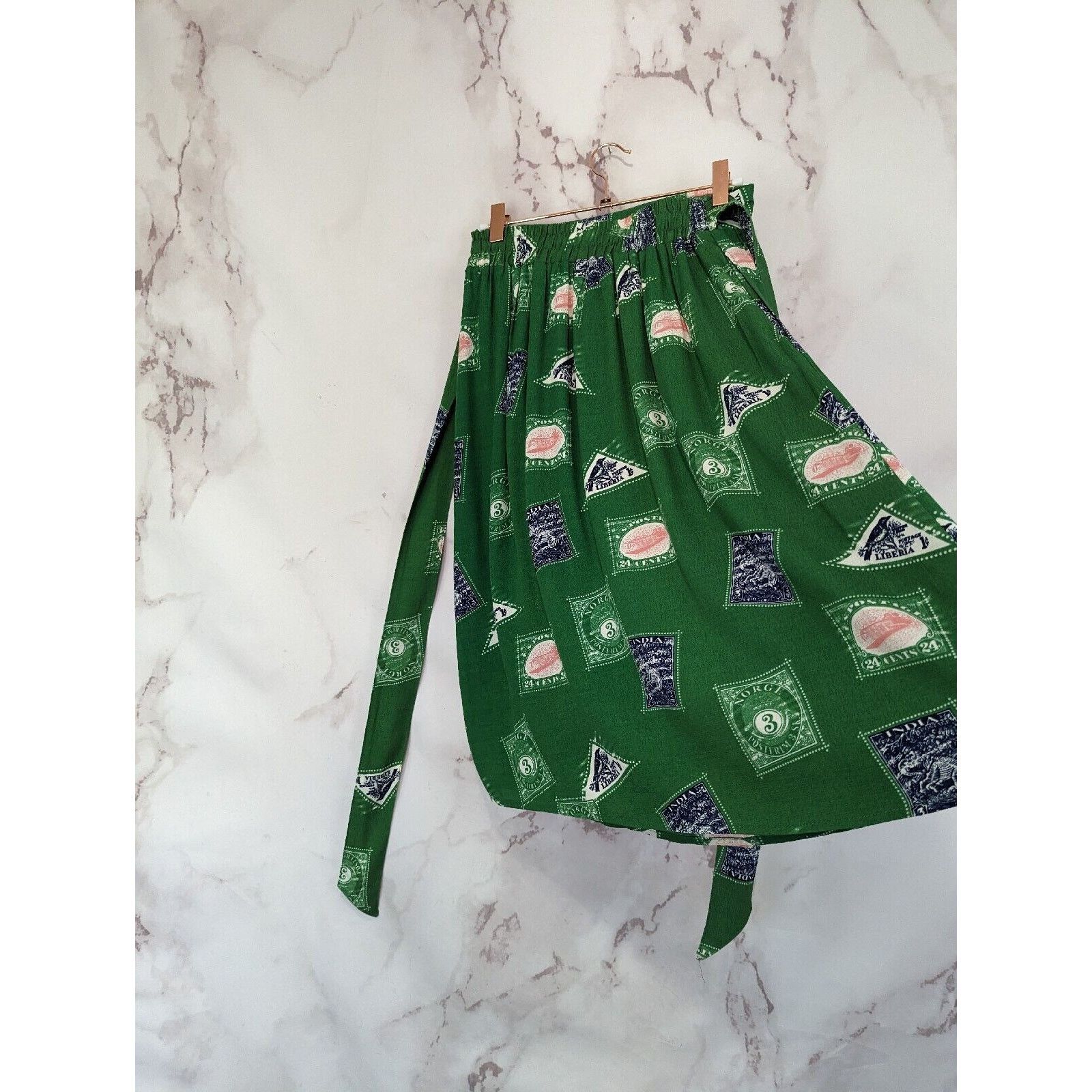 Anthropologie Anthropologie Porridge Skirt Women XS Getaway Stamp Bird Size 26" / US 2 / IT 38 - 6 Thumbnail