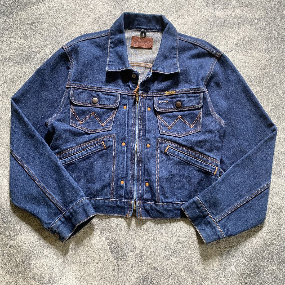 Vintage × Wrangler Wrangler denim jacket vintage Size M / US 6-8 / IT 42-44 - 3 Thumbnail