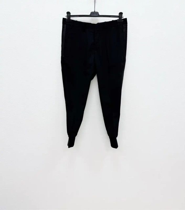 Neil Barrett Neil Barrett Black Wool Casual Pants 0089 Size US 44 / EU 60 - 1 Thumbnail