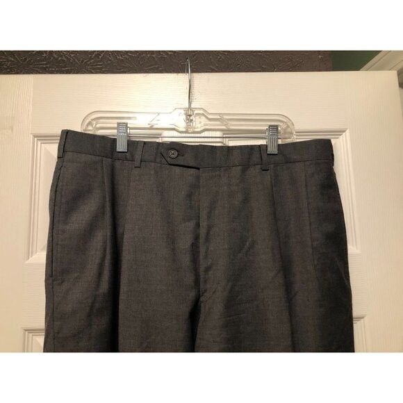 Brooks Brothers brooks brothers men's gray 100%wool dress pants size: 36/32 Size 36R - 1 Thumbnail