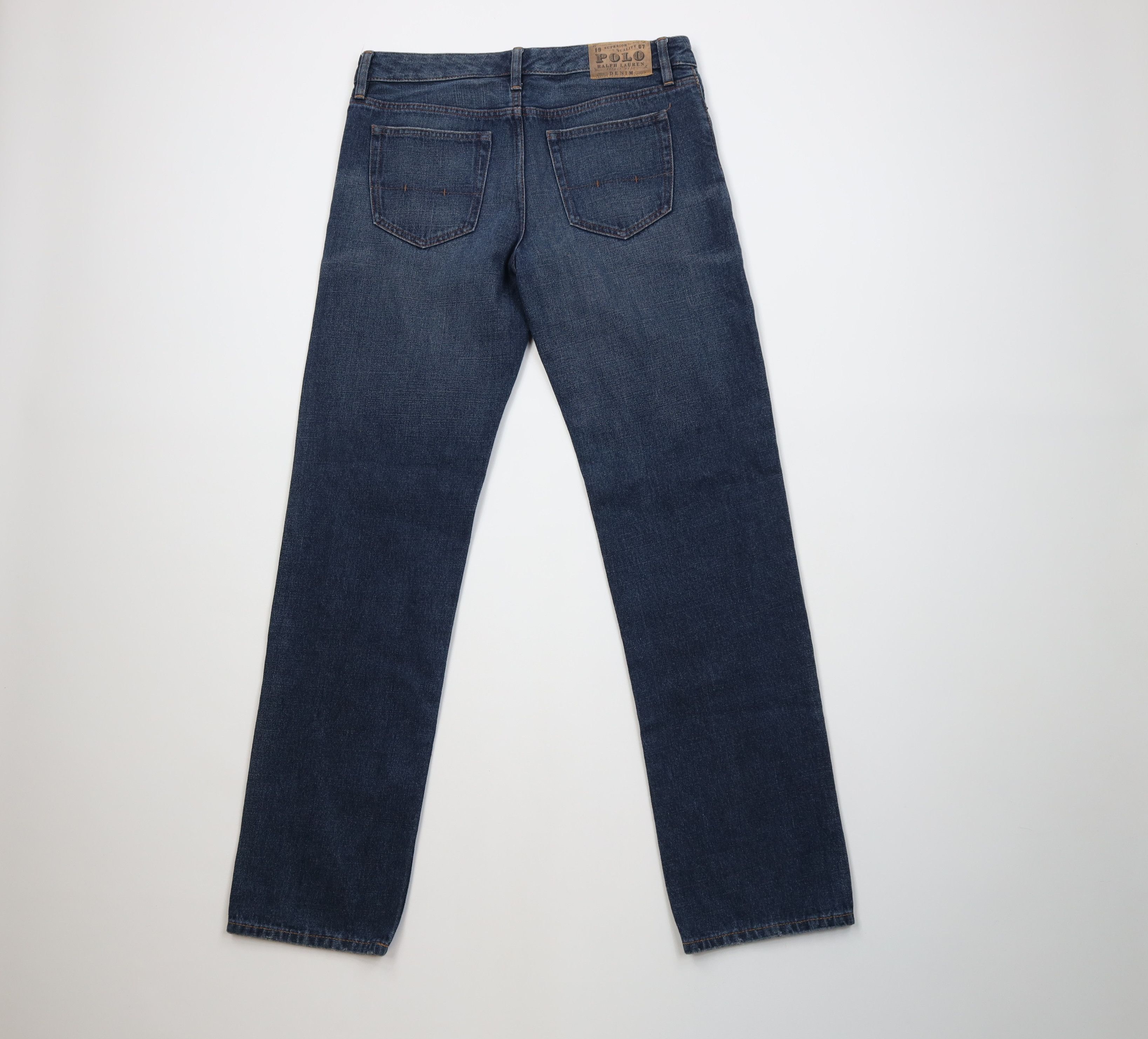 Ralph Lauren Vintage Ralph Lauren Slim Fit Straight Leg Denim Jeans Blue Size US 32 / EU 48 - 8 Thumbnail