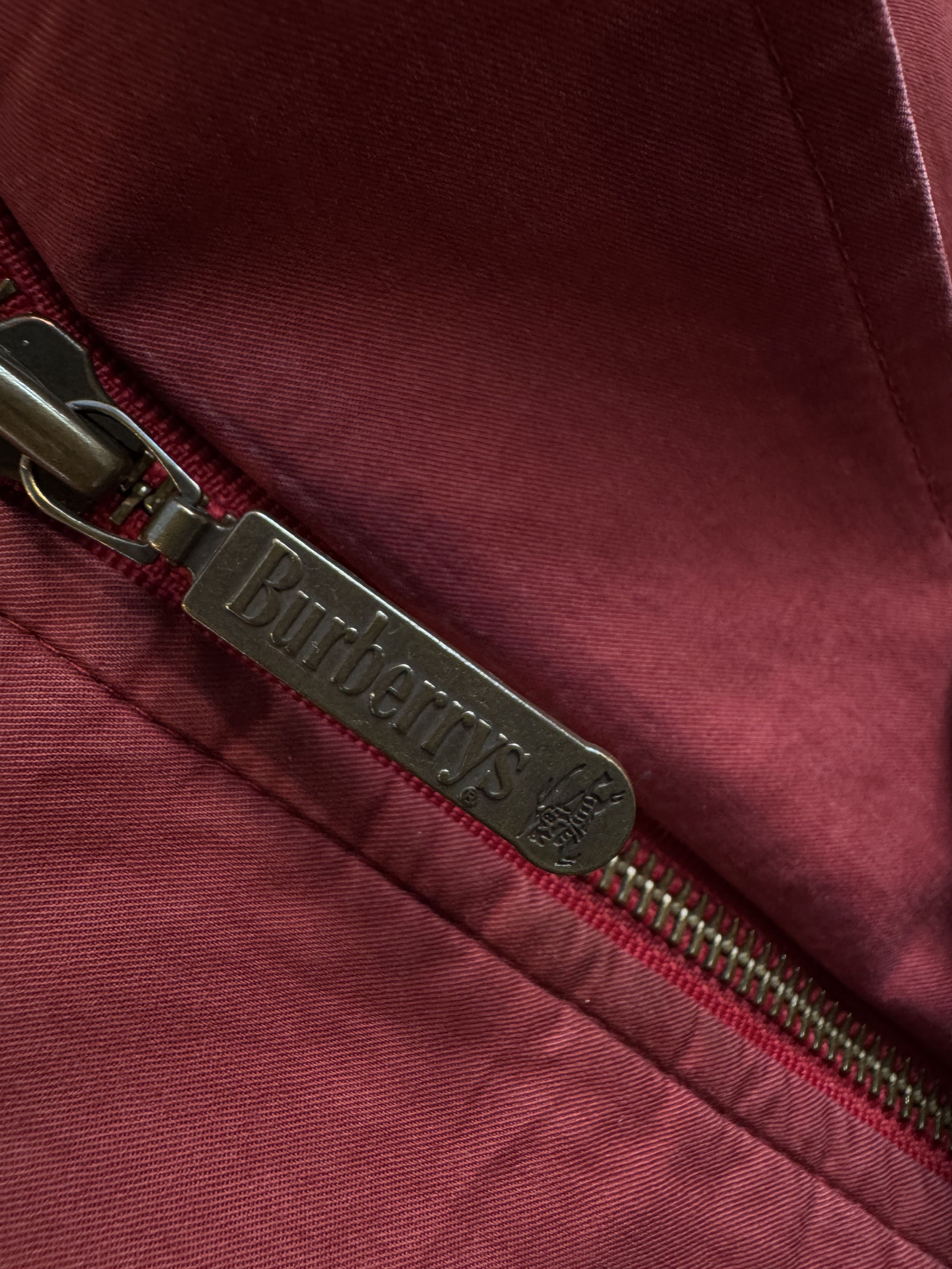 Burberry 80/90s Burberry Red Jacket Size L Size US L / EU 52-54 / 3 - 6 Thumbnail