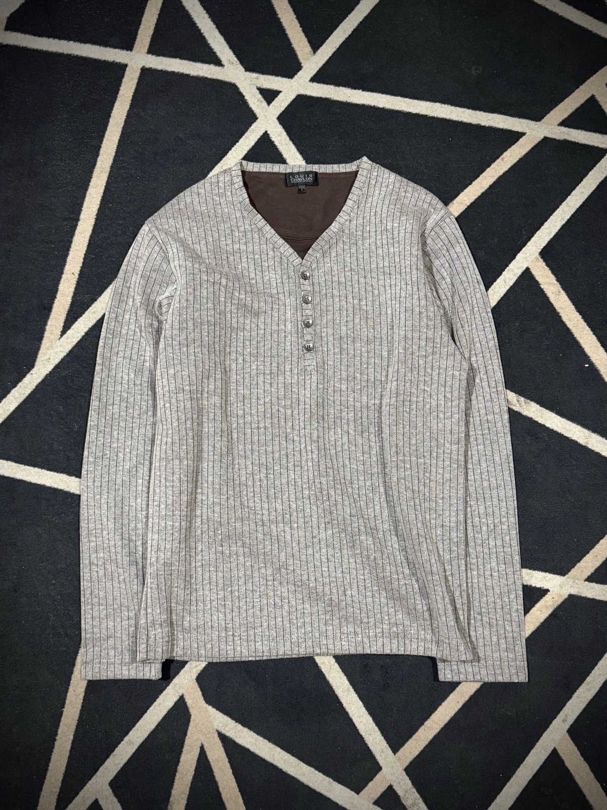 If Six Was Nine Louis Chavlon Thermal Long Sleeve Japanese Size US L / EU 52-54 / 3 - 1 Thumbnail