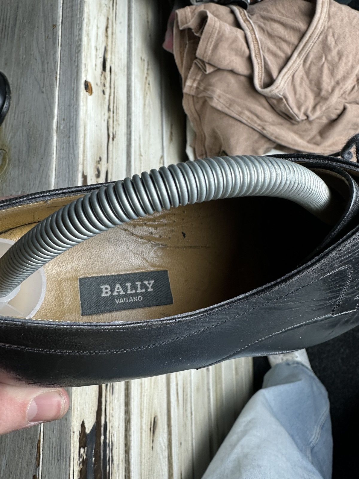 Bally LUXURY 🚨 BALLY VNTG SHOES MEN BLACK LUXURY SHELSEY RARE Size US 9 / EU 42 - 11 Thumbnail