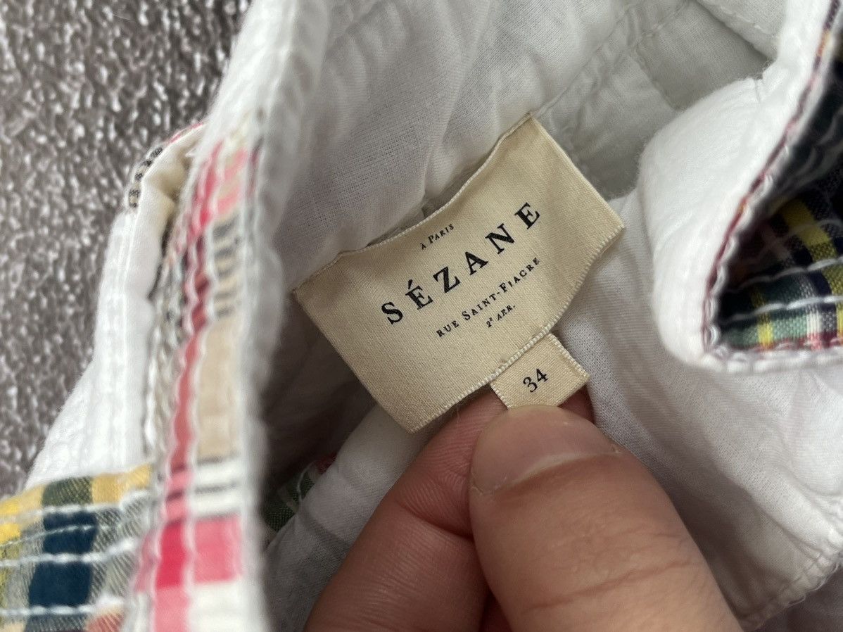 Sezane LE Maile Sezane Multicolor White Short Belted Size 34 Size 24" / US 00 / IT 34 - 6 Thumbnail