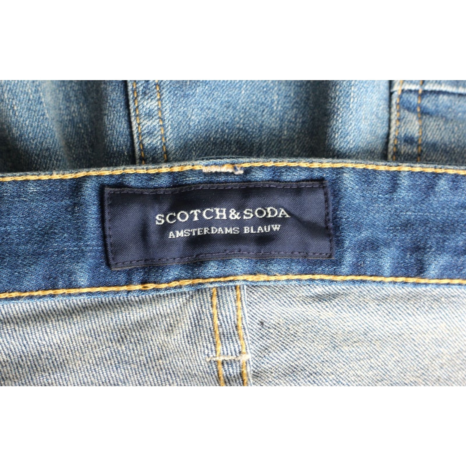 Scotch & Soda SCOTCH & SODA RALSTON Jeans Men Slim Tapered Stretch W32 L30 5-Pocket Blue DZ7547 Size US 32 / EU 48 - 7 Thumbnail