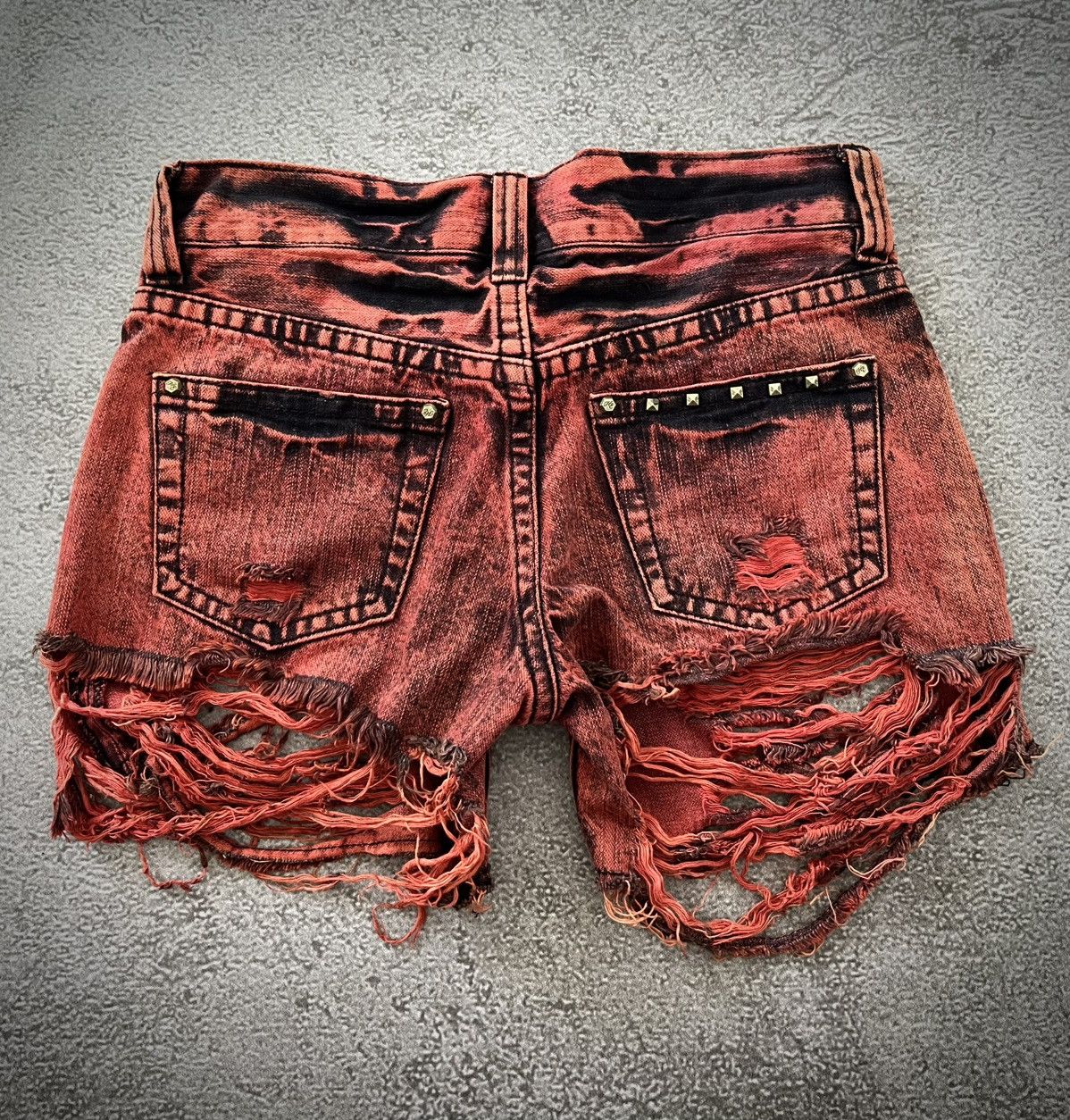 Japanese Brand 90s Heaven And Earth Distressed Short Denim If Six Was Nine Size 28" / US 6 / IT 42 - 7 Thumbnail