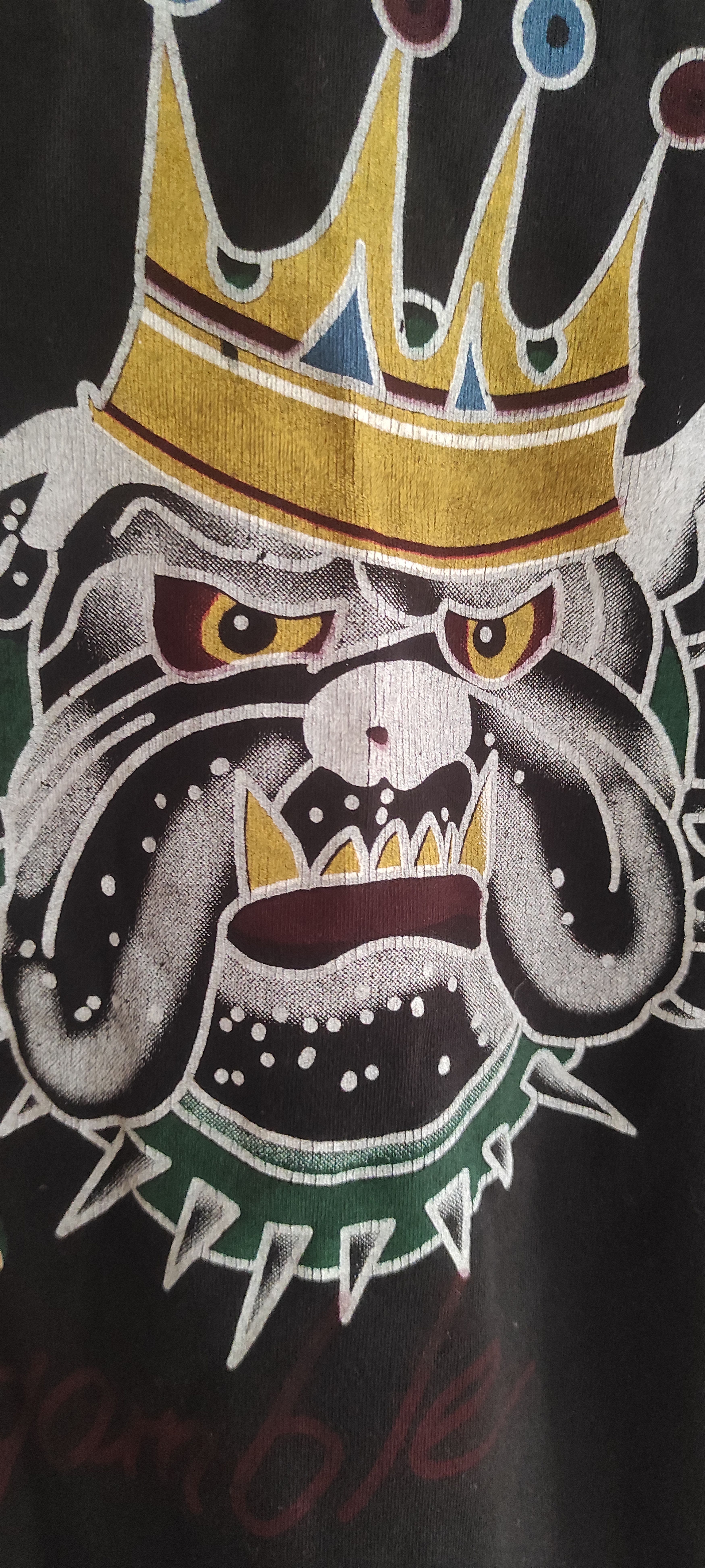 Christian Audigier Ed Hardy Christian Audigier Bulldog Rock and Roll T-Shirt Size US M / EU 48-50 / 2 - 5 Thumbnail