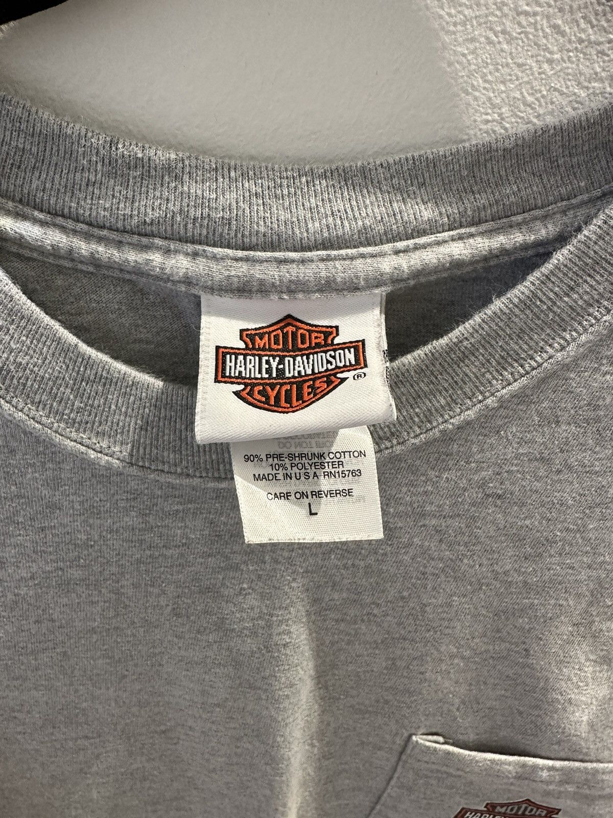 Harley Davidson × Vintage Vintage Harley Davidson T-Shirt Hawkeye Iowa Size US L / EU 52-54 / 3 - 4 Thumbnail