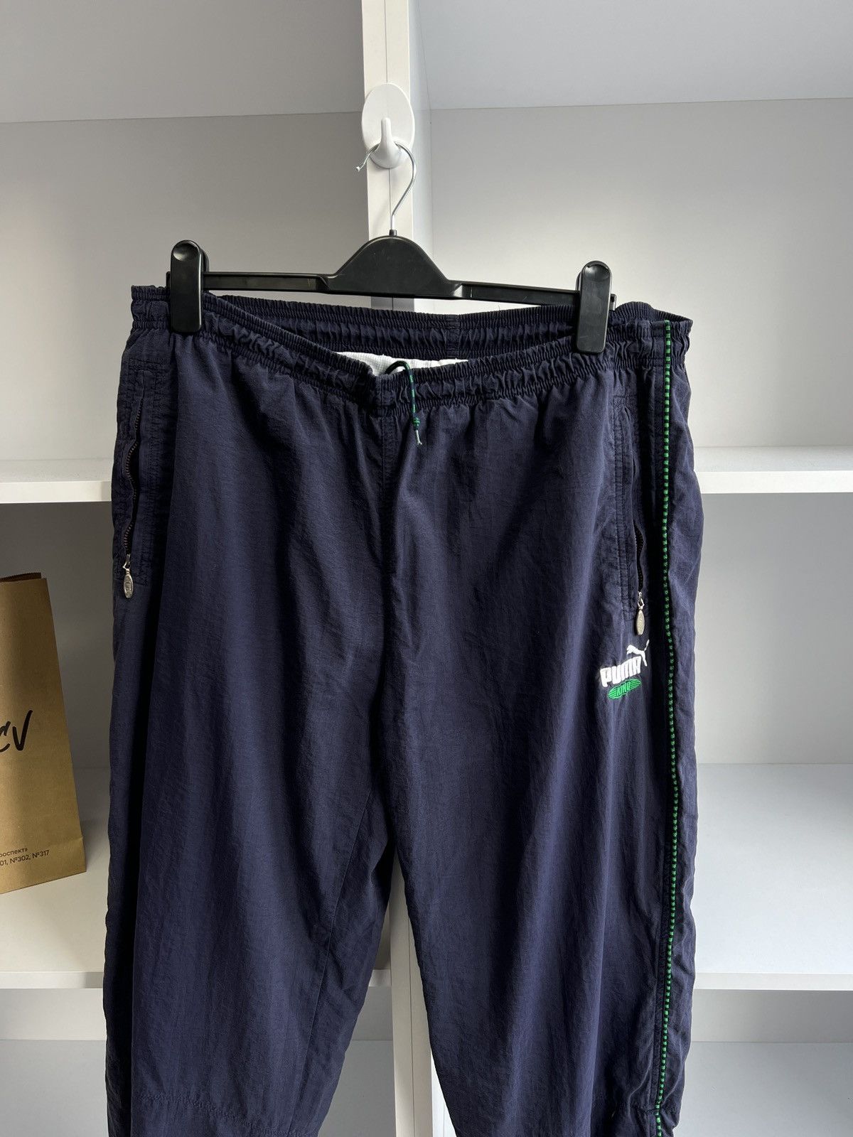 Puma × Vintage Vintage Puma Y2k Streetwear Denim Navy Suit Size US XXL / EU 58 / 5 - 17 Thumbnail