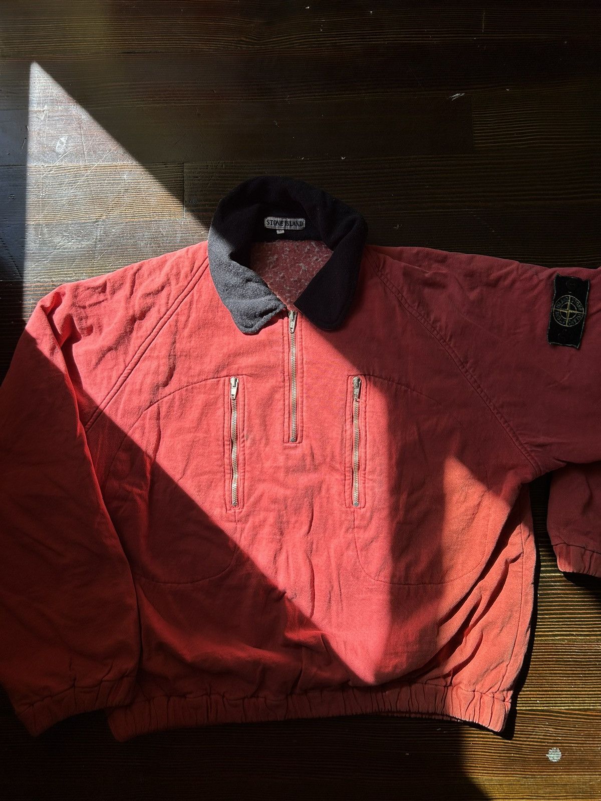 C.P. Company × Massimo Osti × Stone Island Vintage Stone Island Lungs Sweater Size US L / EU 52-54 / 3 - 3 Thumbnail