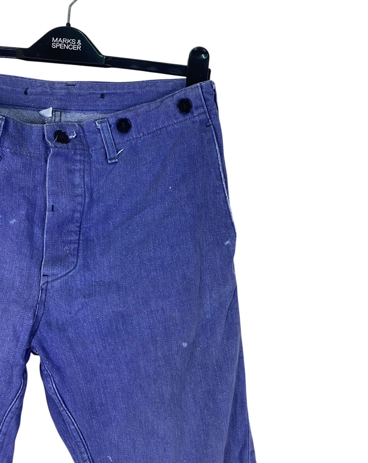Le Laboureur × Vintage Vintage Veb Wattana Workwear Paint Splash Pants Size US 31 - 6 Thumbnail