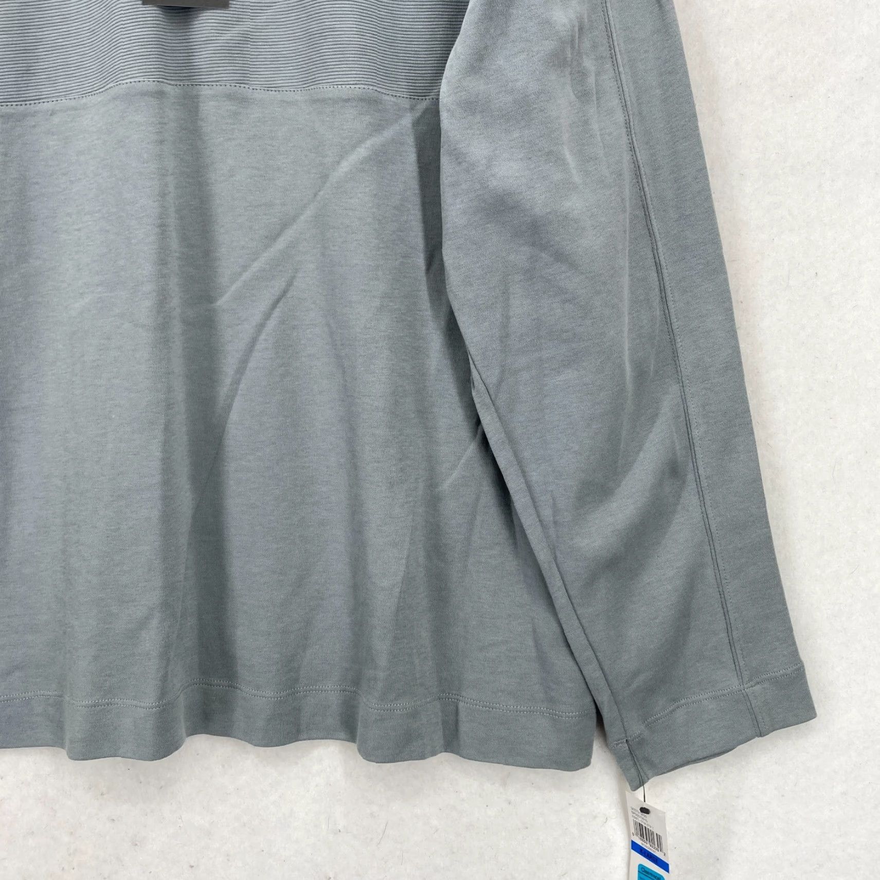 Van Heusen Van Heusen Soft Touch Pullover Sweatshirt Mens XL Gray Quarter Zip Preppy NWT Size US XL / EU 56 / 4 - 3 Thumbnail