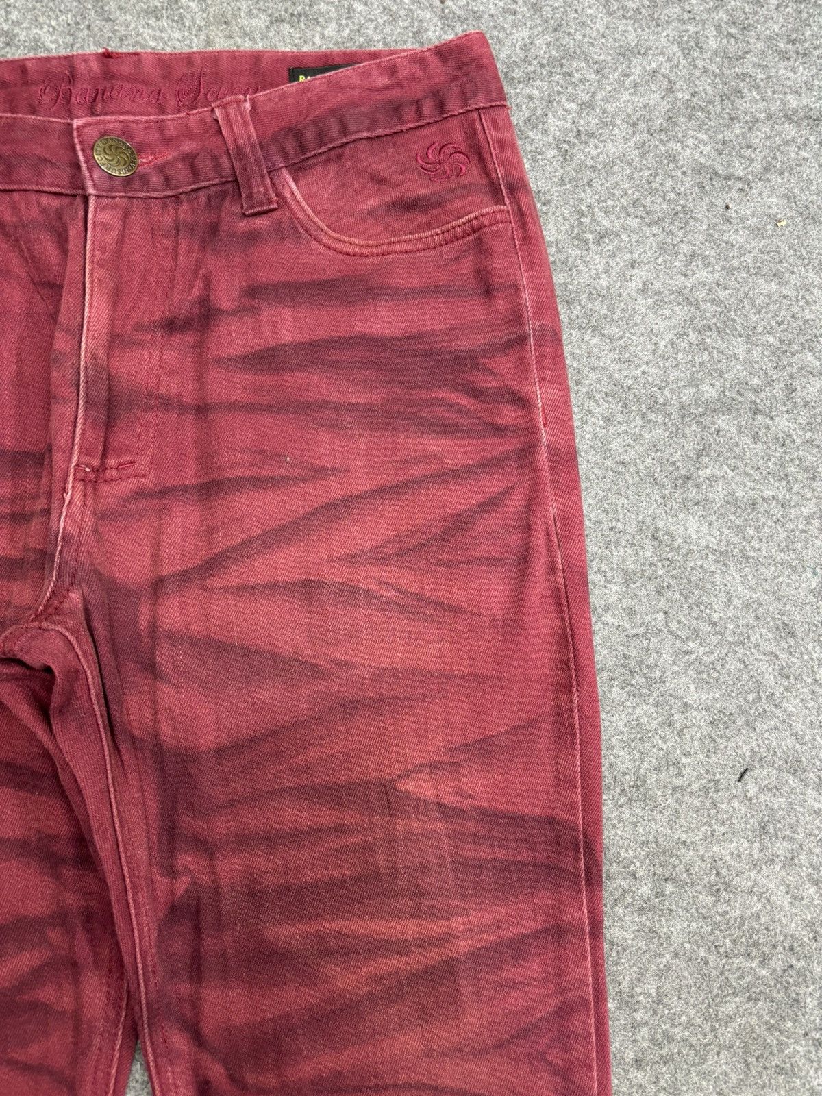 Japanese Brand 💥Insane Surf Style💥Banana Seven Slash Fades Denim F563 Size US 32 / EU 48 - 3 Thumbnail