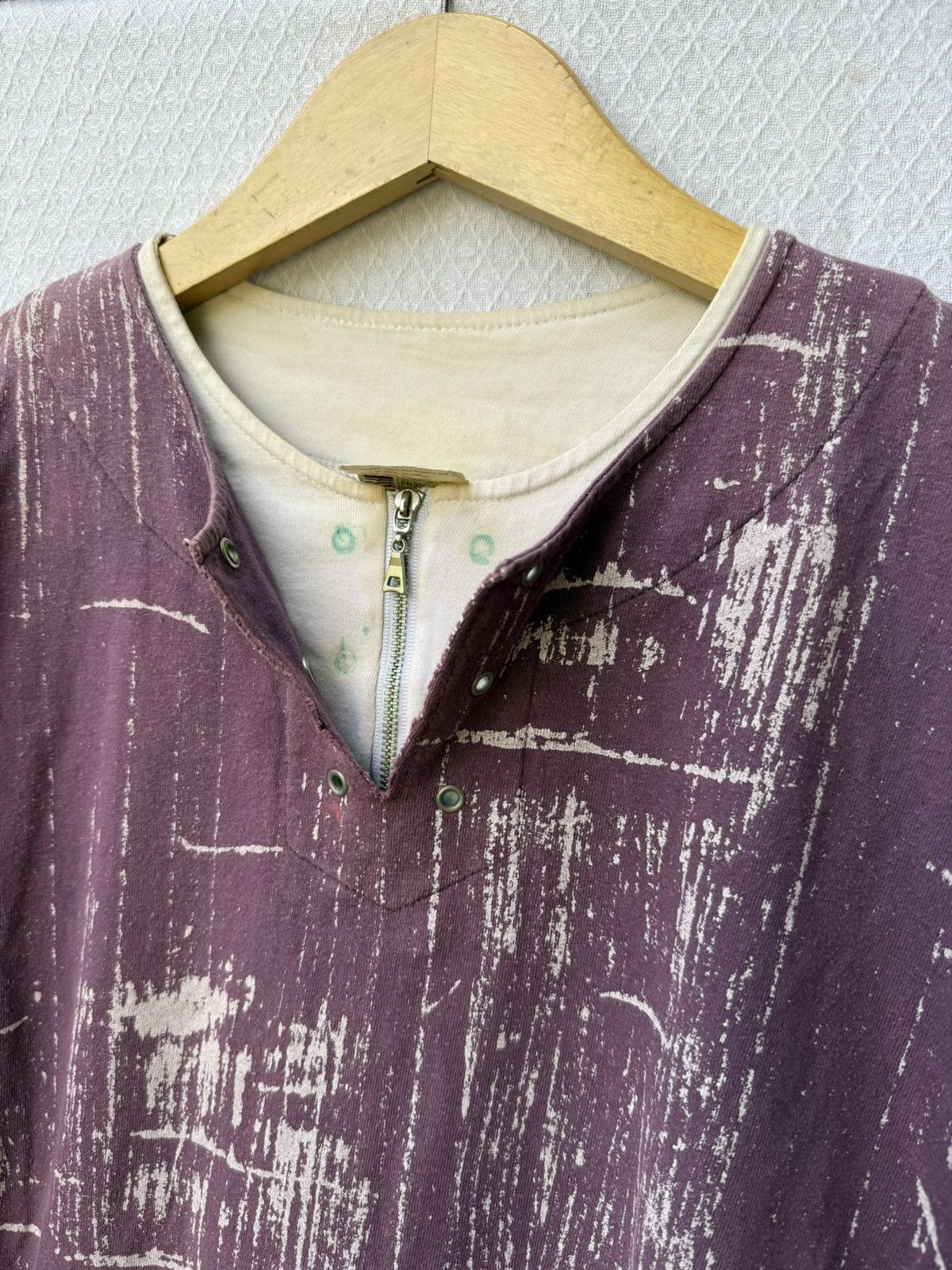 Japanese Brand Double layer japanese poem tee Size US L / EU 52-54 / 3 - 5 Thumbnail