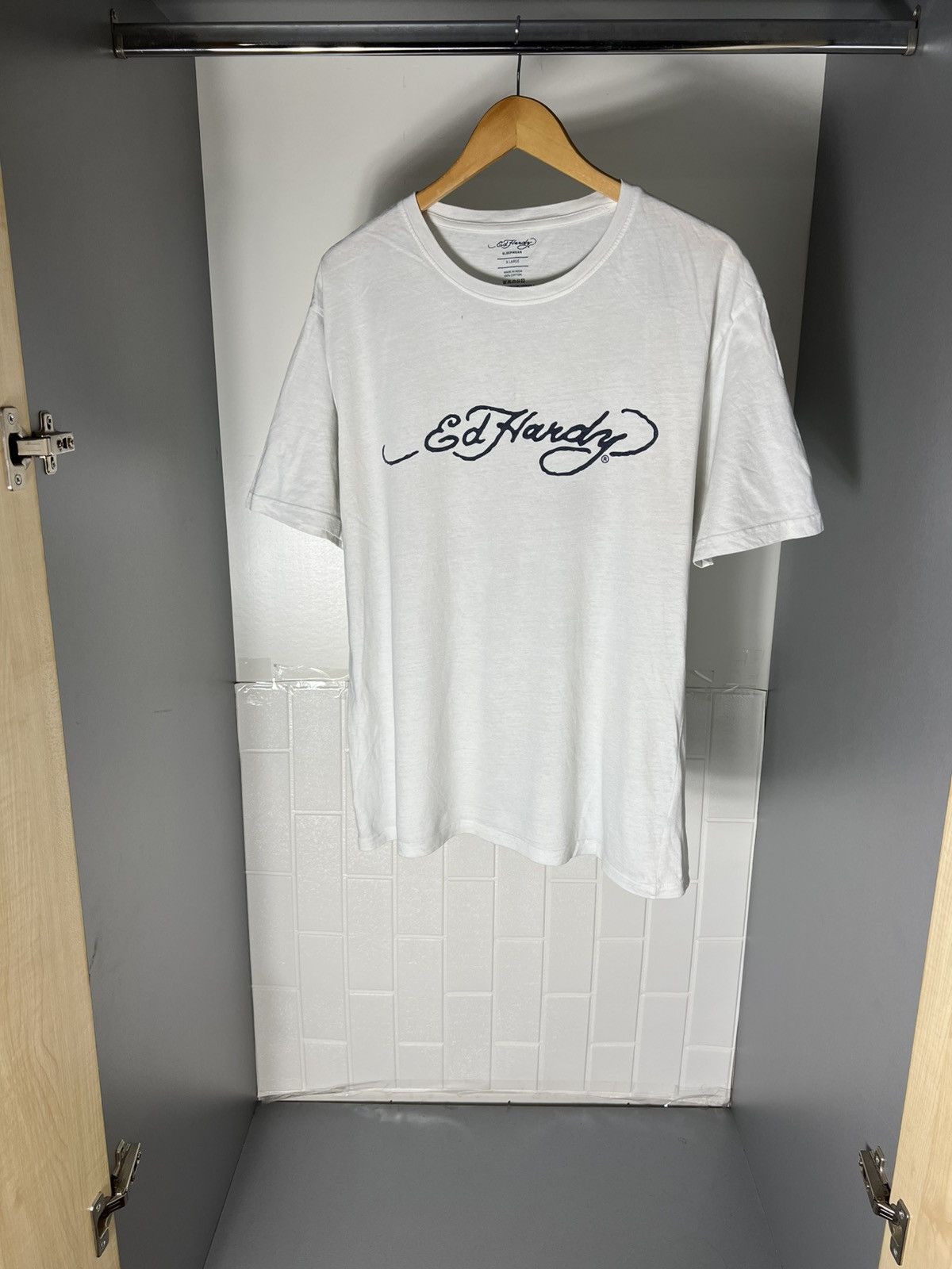 Ed Hardy VINTAGE ED HARDY BY CHRISTIAN AUDIGIER DESIGNER Y2K 90s SK8 Size US XL / EU 56 / 4 - 5 Thumbnail