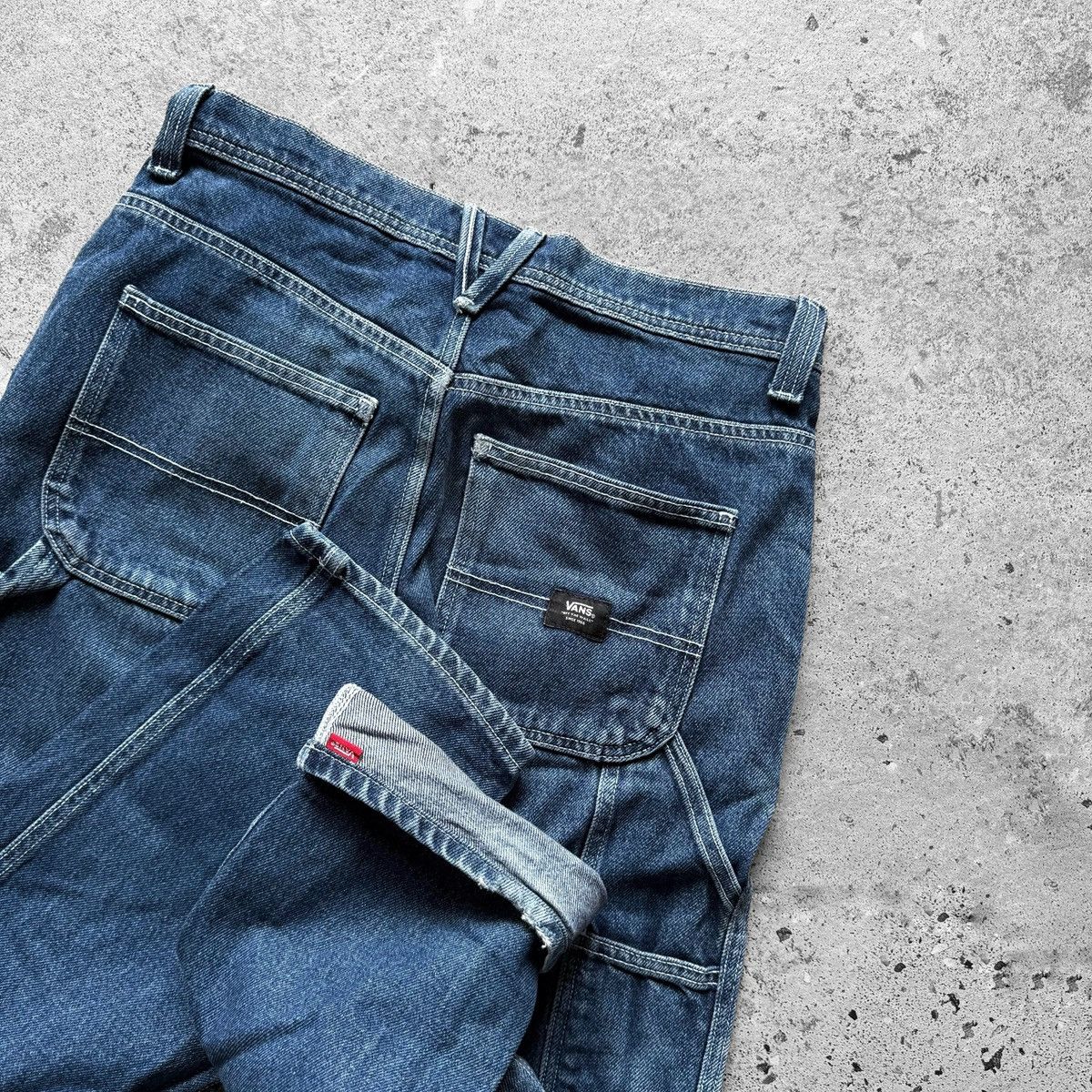 Vans Vans Blue Jeans Straight Fit Denim Carpenter Style Workwear Size US 29 - 4 Thumbnail