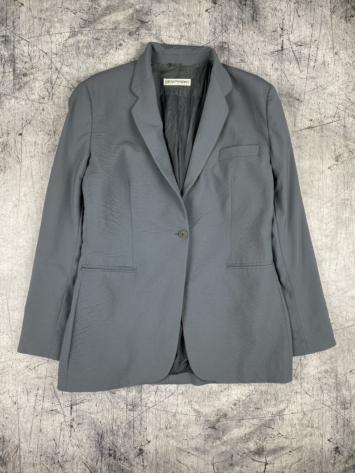 Emporio Armani Vintage 90's Emporio Armani Italy Blazer Size US S / EU 44-46 / 1 - 2 Thumbnail