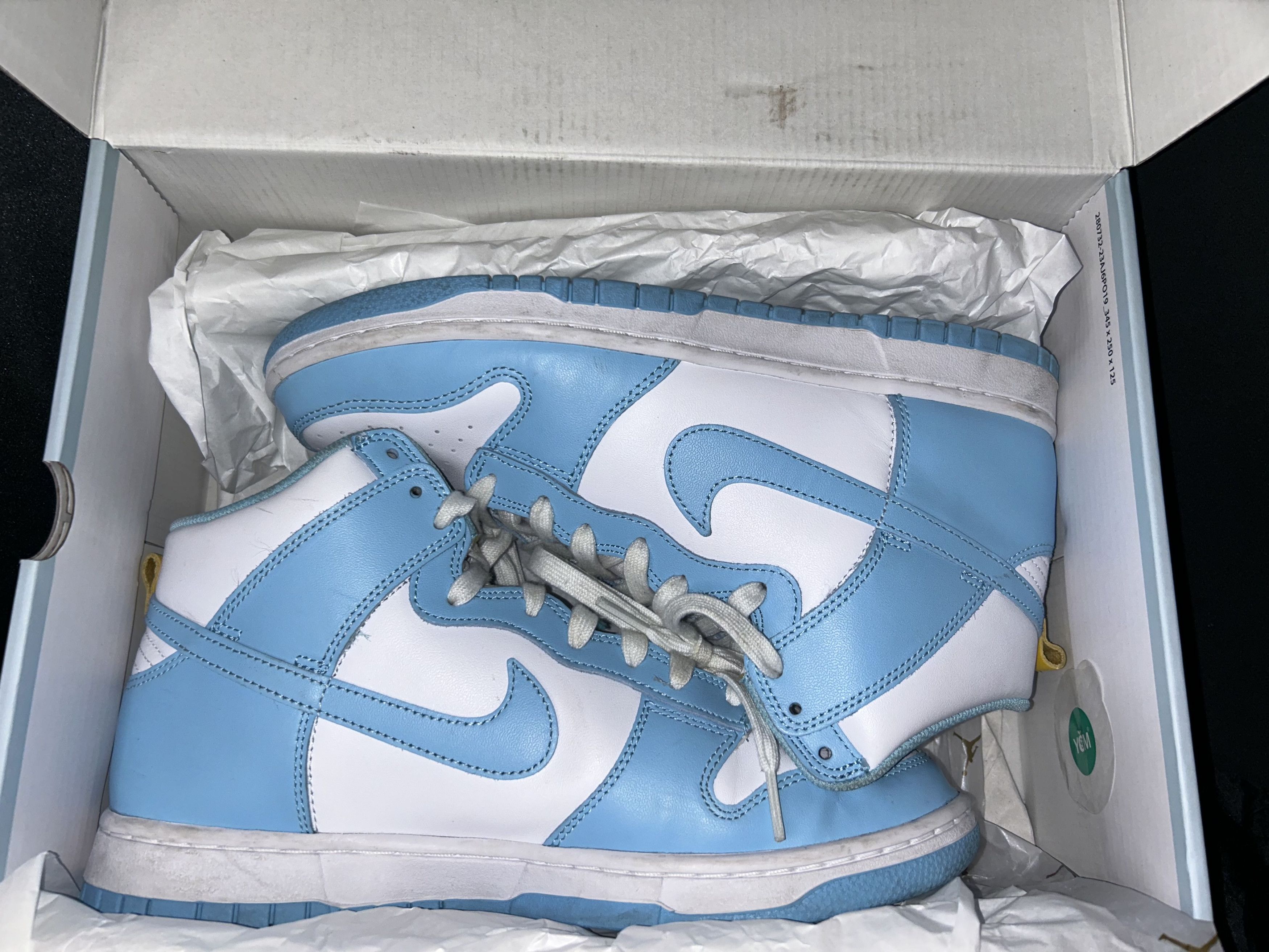 Nike Nike Dunk High Blue Chill Size US 10 / EU 43 - 5 Thumbnail
