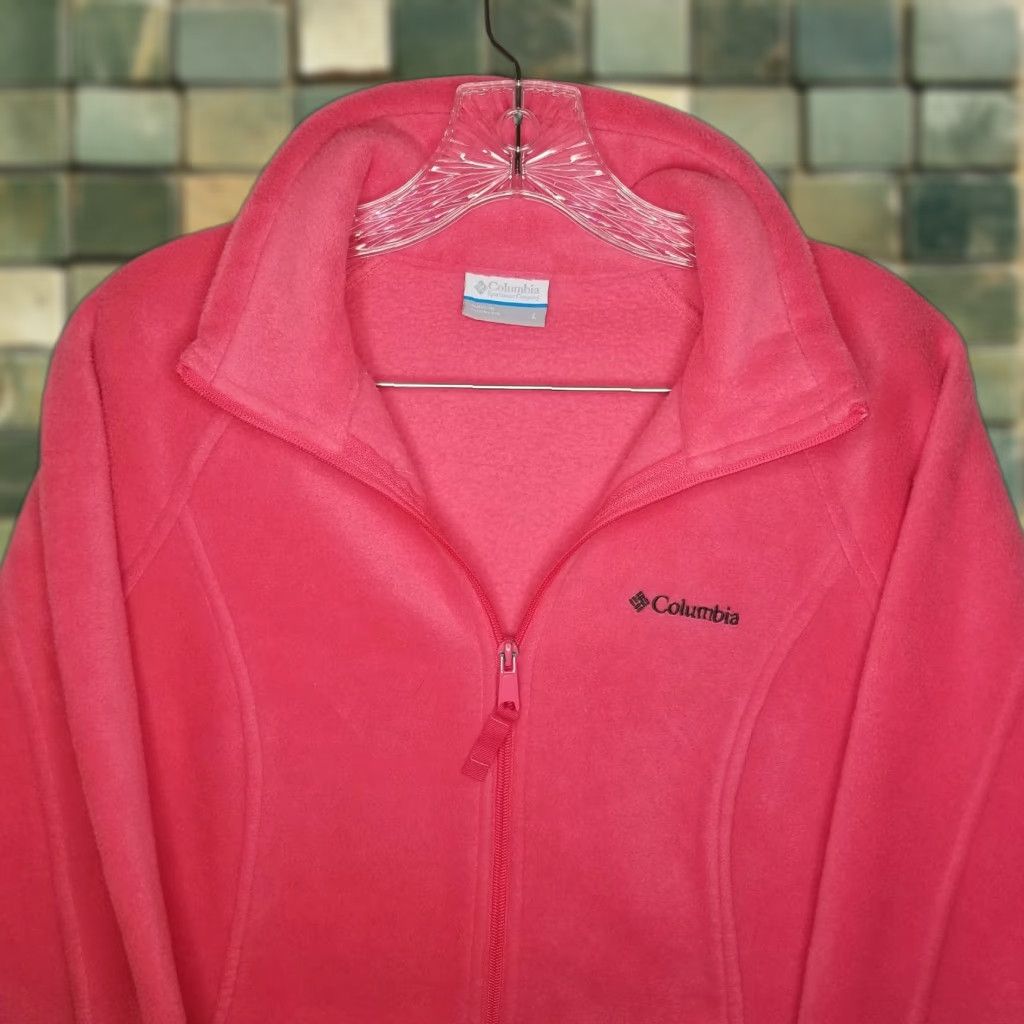 Pinko Columbia Womens Pink Full Zip Jacket Size L User: Columbia Women's Pink Full Zip Jacket Size L Size L / US 10 / IT 46 - 1 Thumbnail