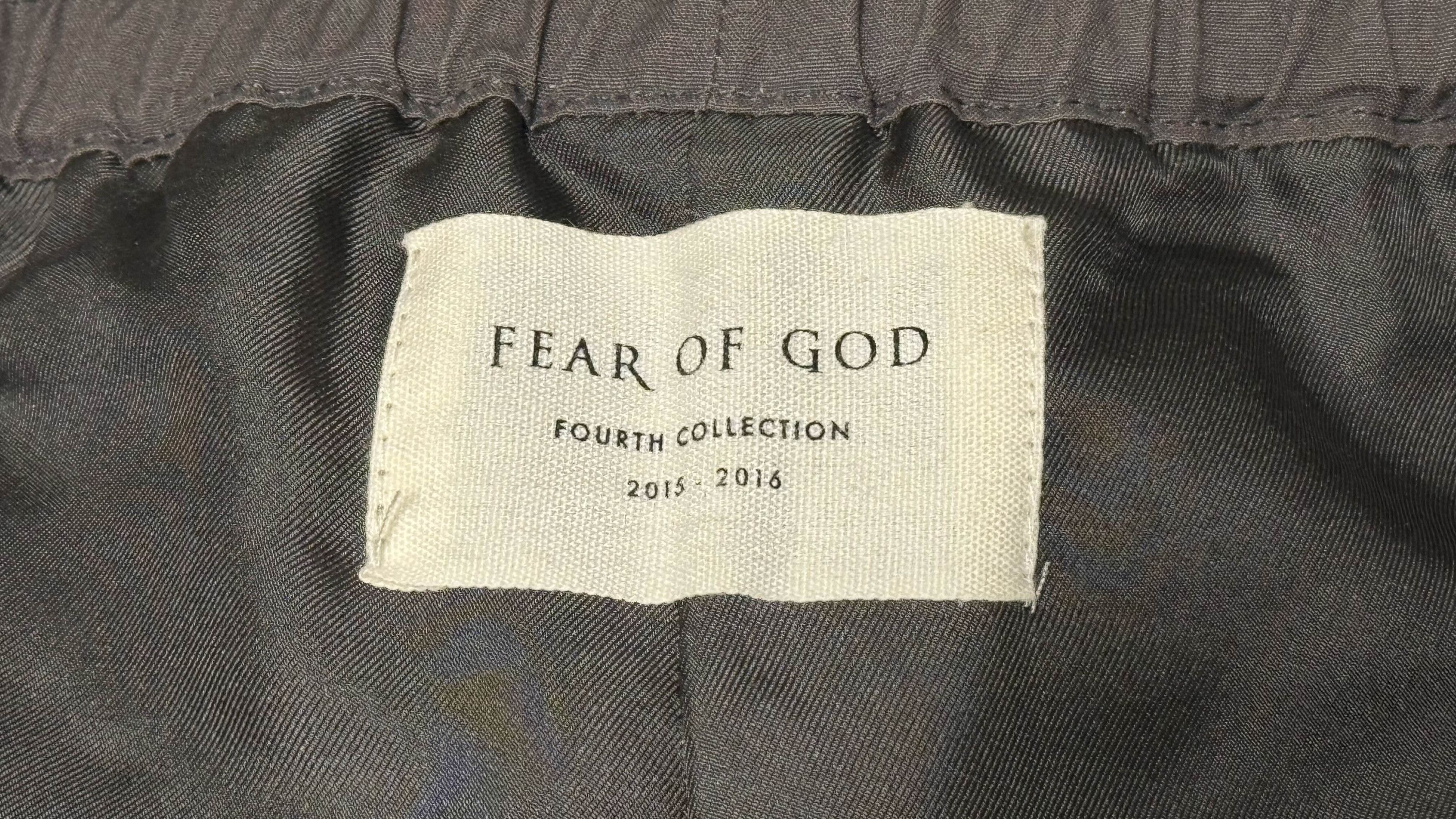Fear of God Fourth Collection Grey Track Pants