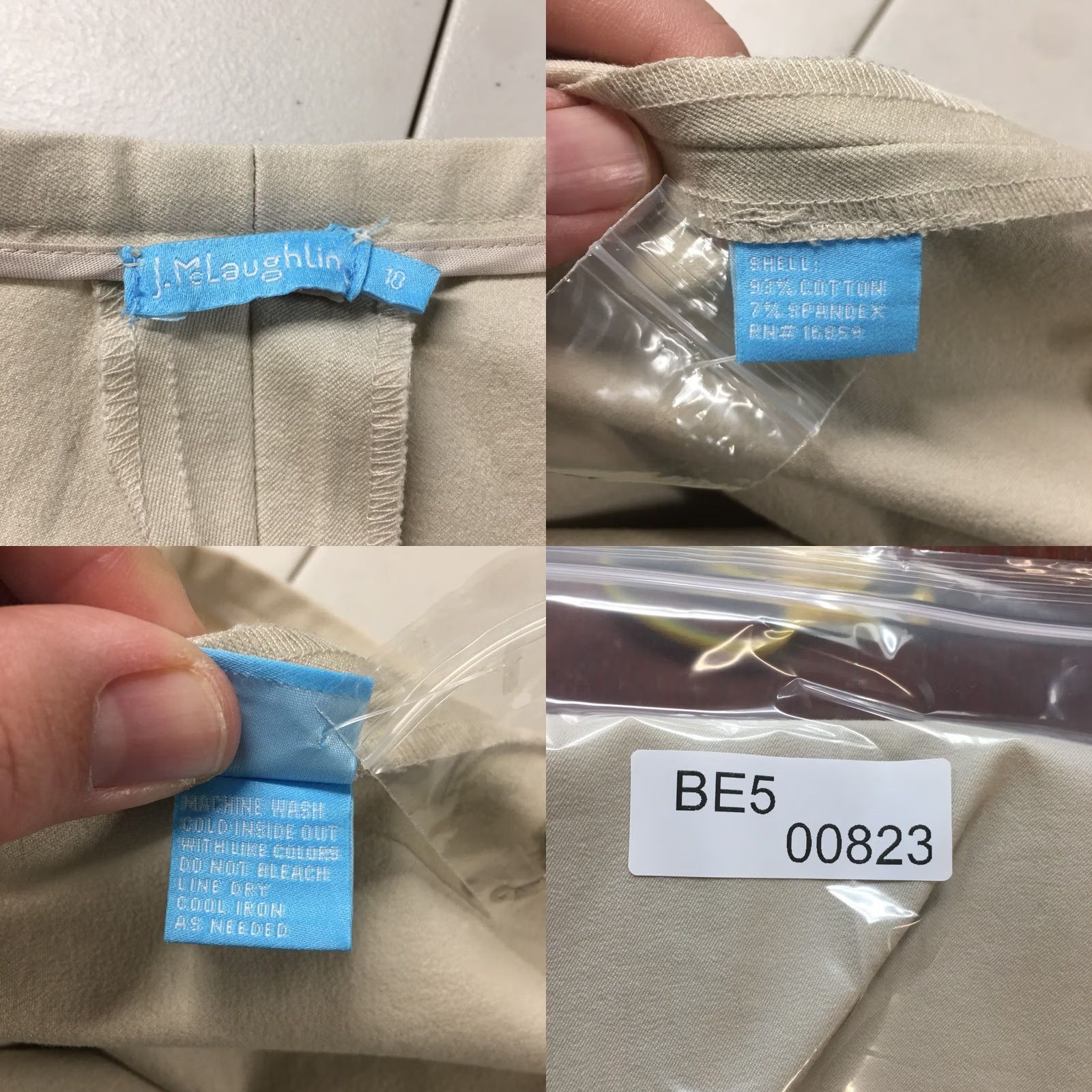 J.McLaughlin J.McLaughlin Capri Pants Womens 10 Beige Mid Rise Zip Fly Casual Capri Pants Women 10 Beige Mid Rise Zip Fly Casual Size 32" / US 10 / IT 46 - 10 Thumbnail