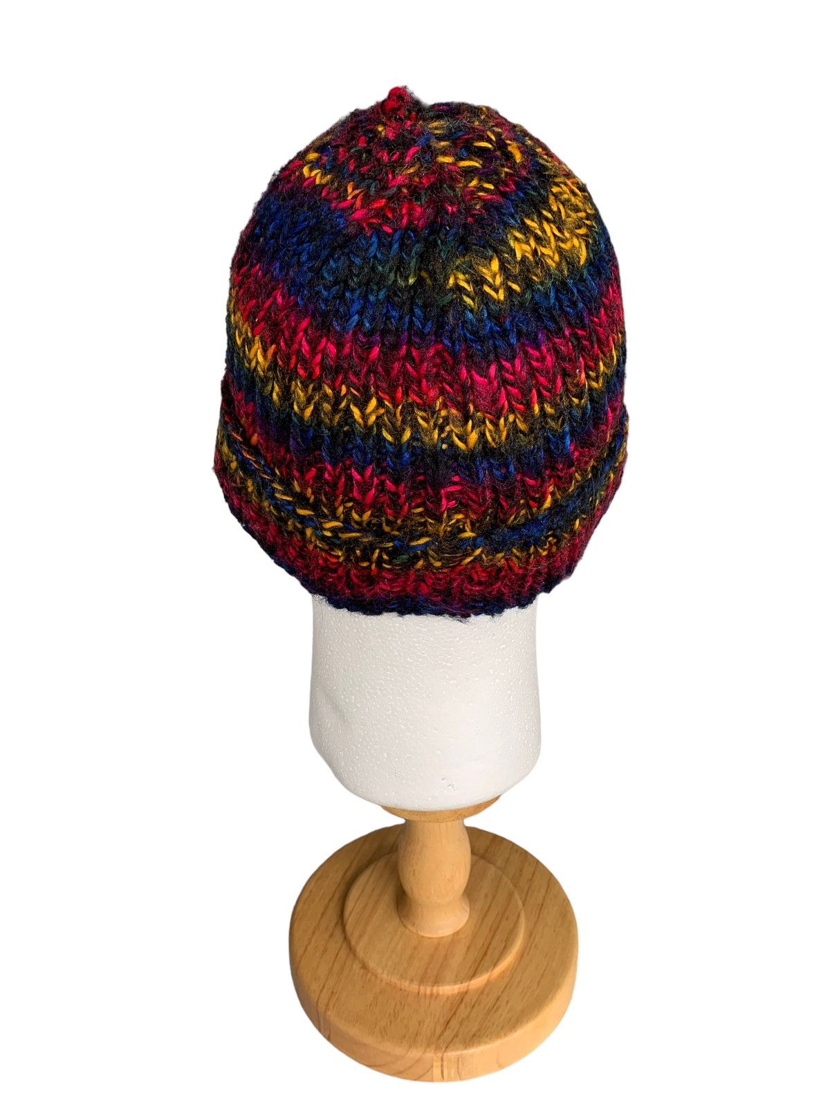 Japanese Brand × Kapital × Vintage Hippies style Multicolour Knitted Beanie Hats Size ONE SIZE - 7 Thumbnail