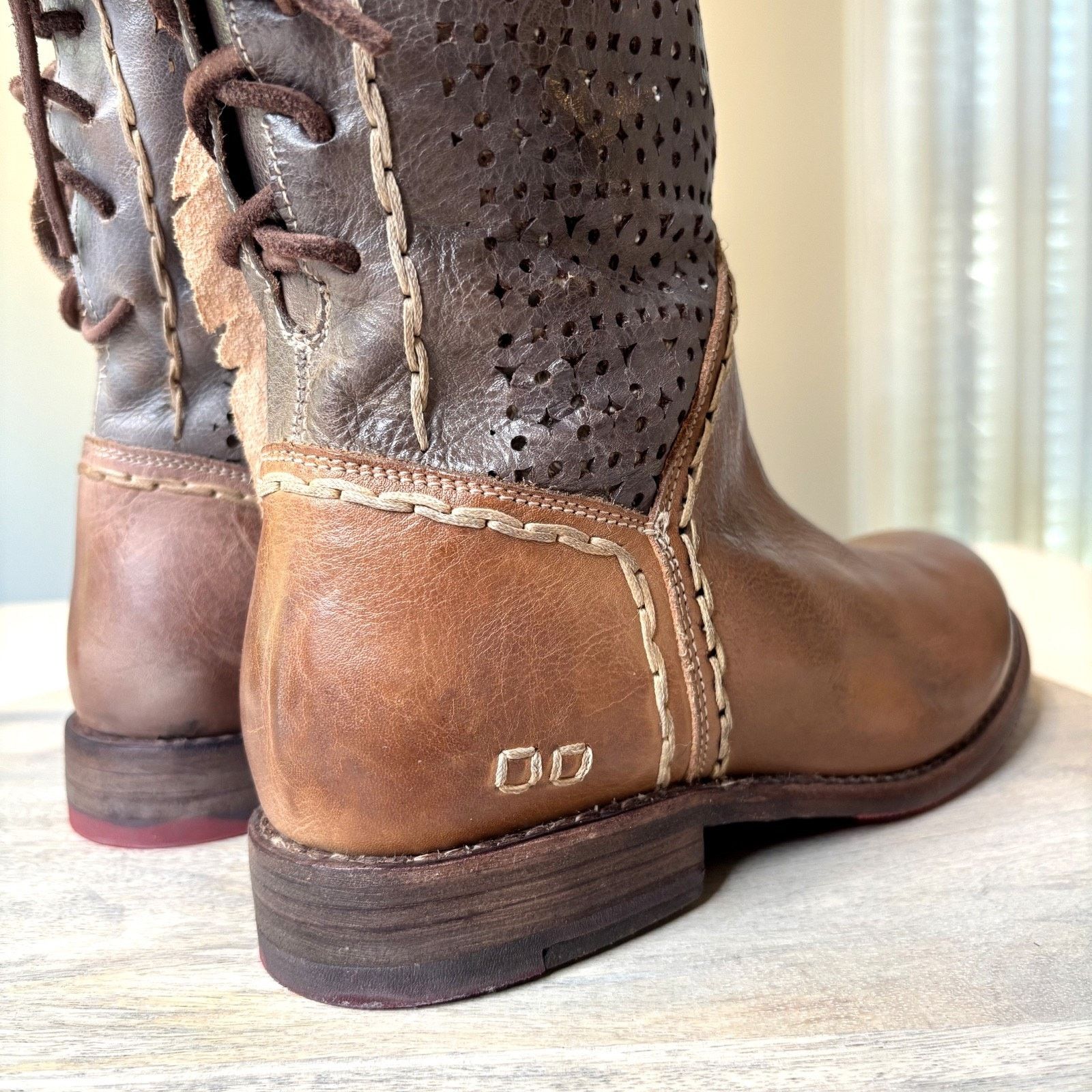 Bed Stu Bed Stu Cobbler Cheshire Boots 8 Leather Zip Boho Western Size US 8 / IT 38 - 7 Thumbnail