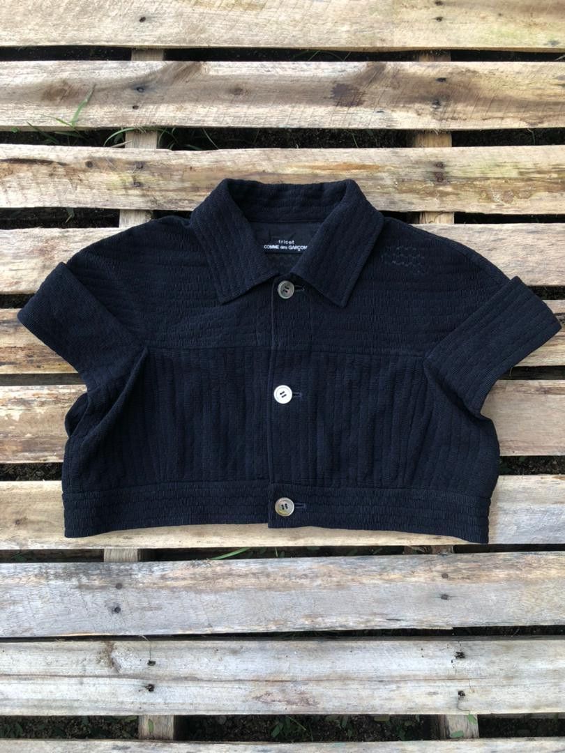90s tricot COMME des GARCONS ショート ジャケット トリココムデギャルソン tricot COMME des GARCONS 90s ヘリンボーン