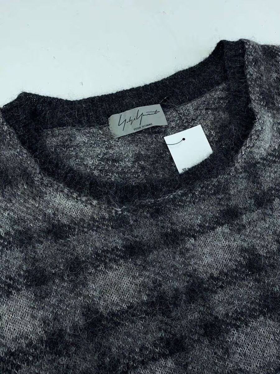 Yohji Yamamoto AW12 Plaid Alpaca Wool Knit Sweater Size US L / EU 52-54 / 3 - 3 Thumbnail