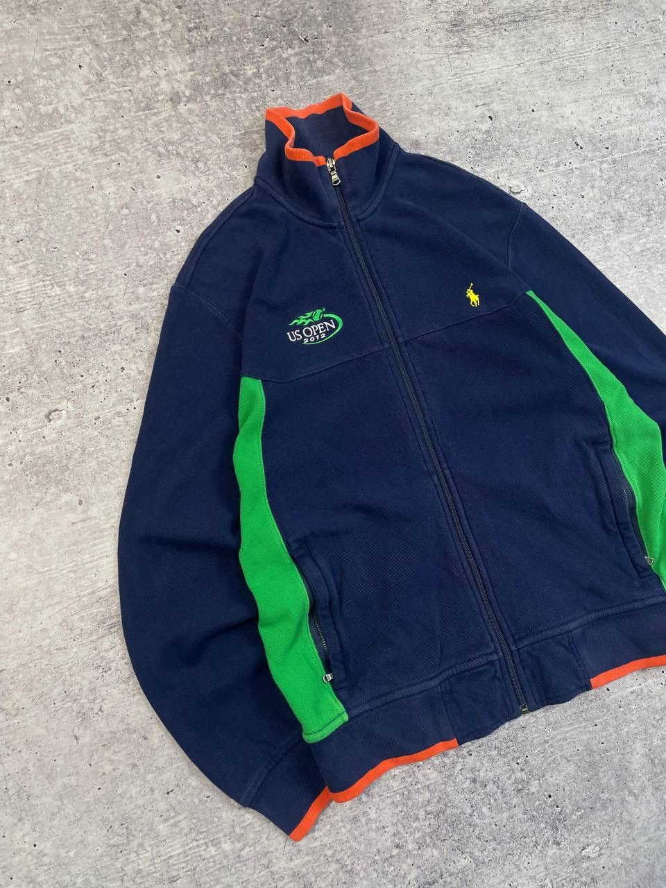 Polo Ralph Lauren Vintage Polo Ralph Lauren Us Open 2012 Track Jacket Y2K Size US M / EU 48-50 / 2 - 2 Thumbnail