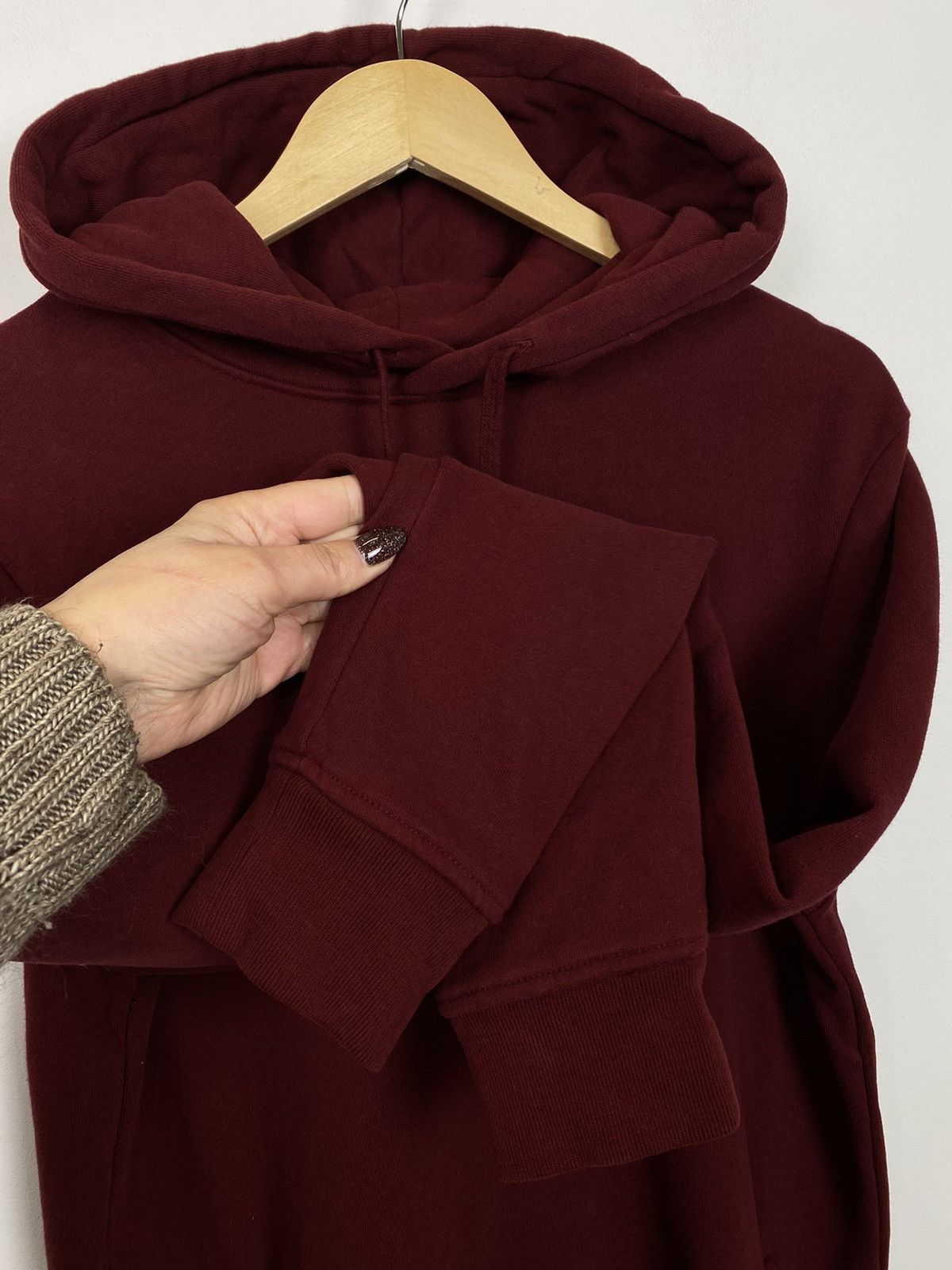 Other Allsaints Raven Oth Hoody Burgundy Red Men’s Size Small Y2K Size US S / EU 44-46 / 1 - 3 Thumbnail