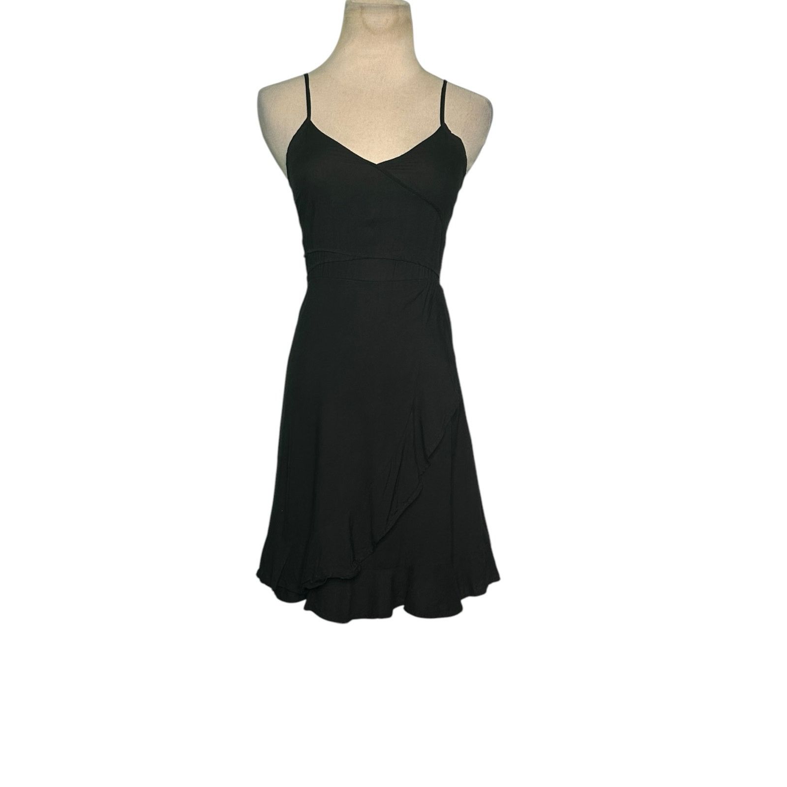 H&M H&M black ruffle summer mini dress size 0 Size XS / US 0-2 / IT 36-38 - 11 Thumbnail