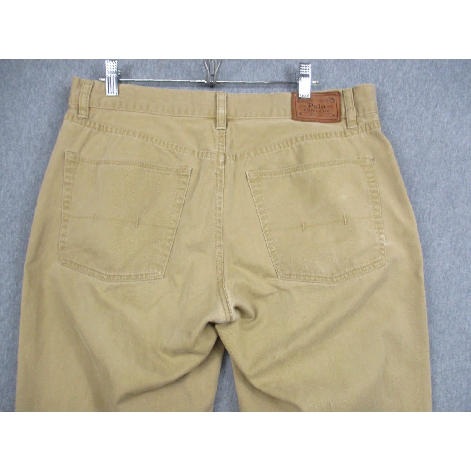 Polo Ralph Lauren Polo Ralph Lauren Pants Mens Adult 33x32 Chino Straight Leg Embroidered RL Logo Beige Size US XS / EU 42 / 0 - 7 Thumbnail