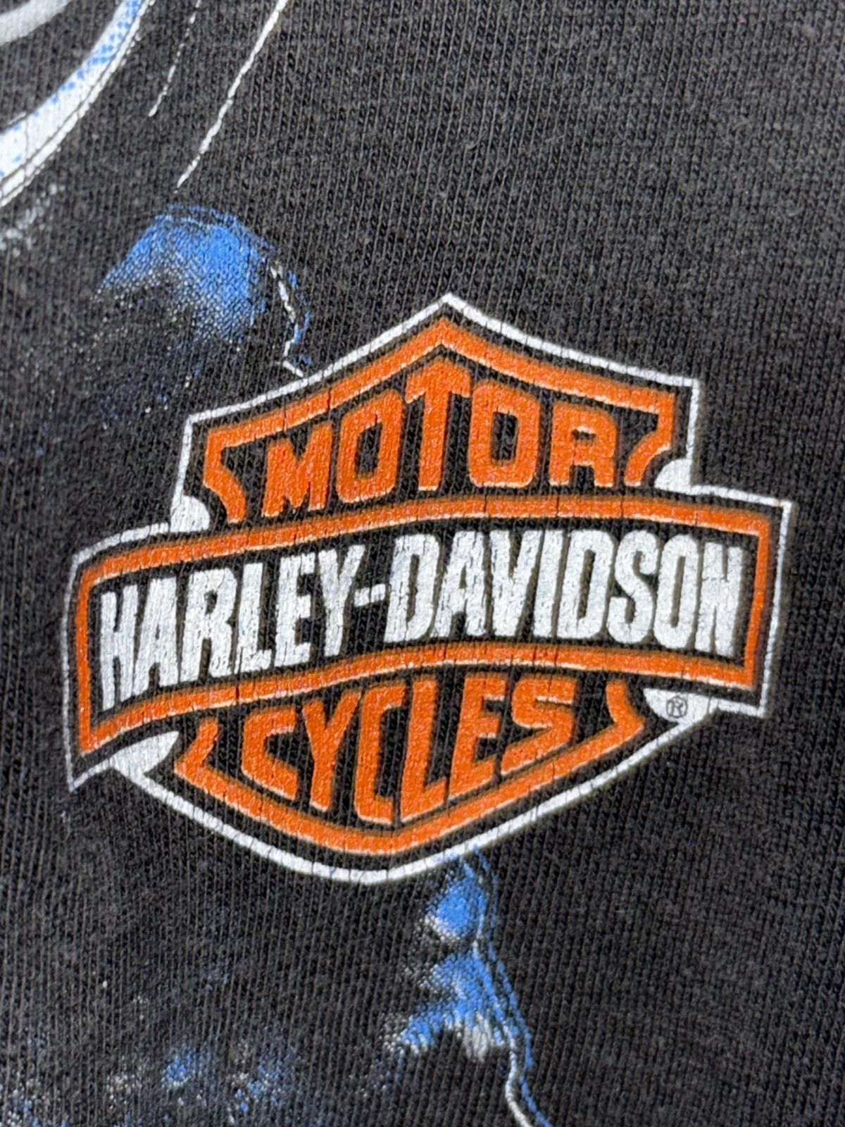 Harley Davidson Harley Davidson Motorcycle Streak Lightning Shirt Mens LG Size US L / EU 52-54 / 3 - 15 Thumbnail