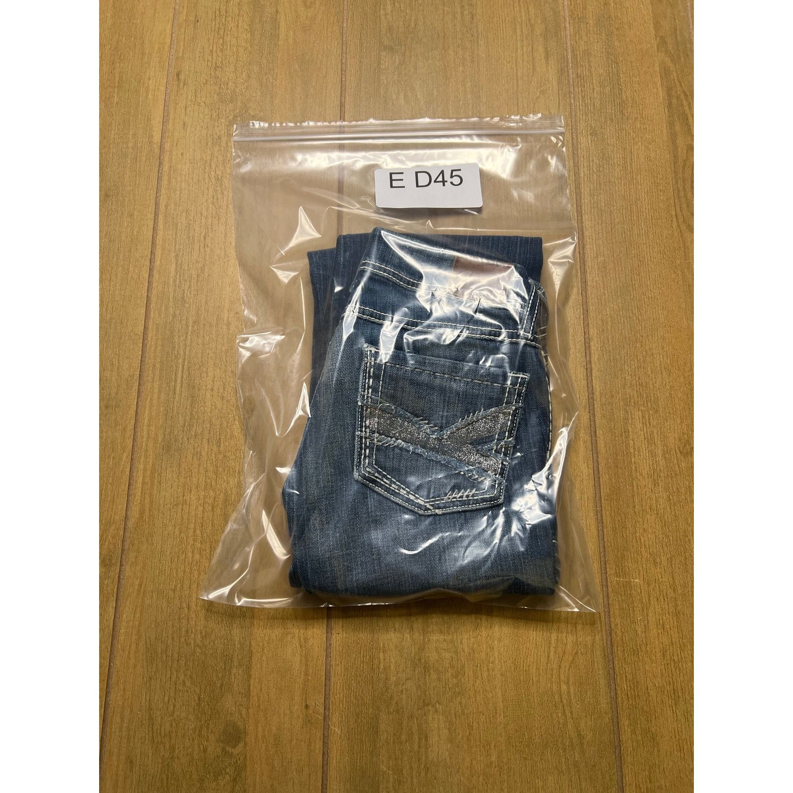 BKE BKE Women’s Starlite Low Rise Flare Blue Denim Jean 24S Y2K Size 24" / US 00 / IT 34 - 14 Thumbnail