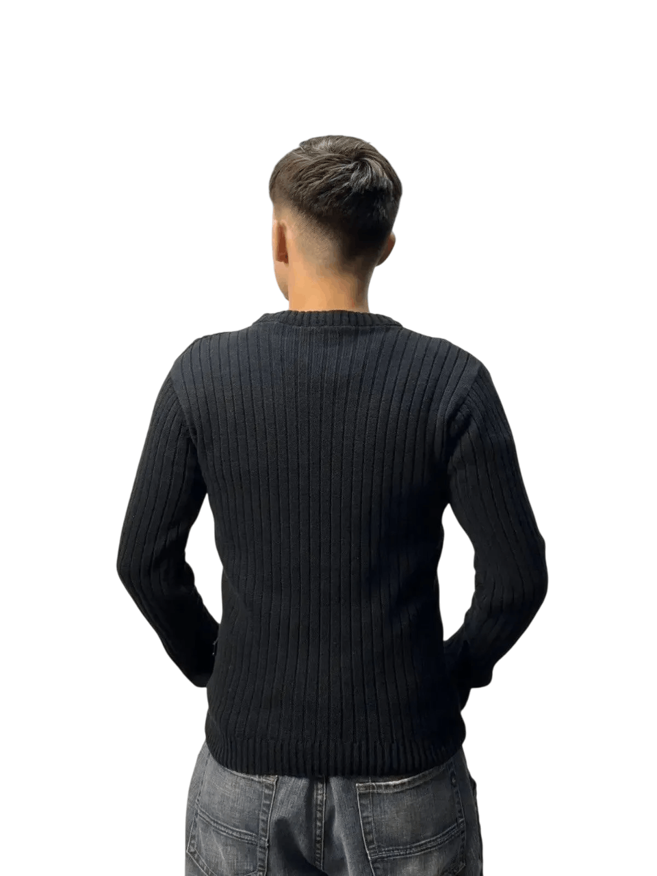 14th Addiction Vintage Y2K Distressed Striped Sweater Faded knit Y2K Effect Size US M / EU 48-50 / 2 - 3 Thumbnail
