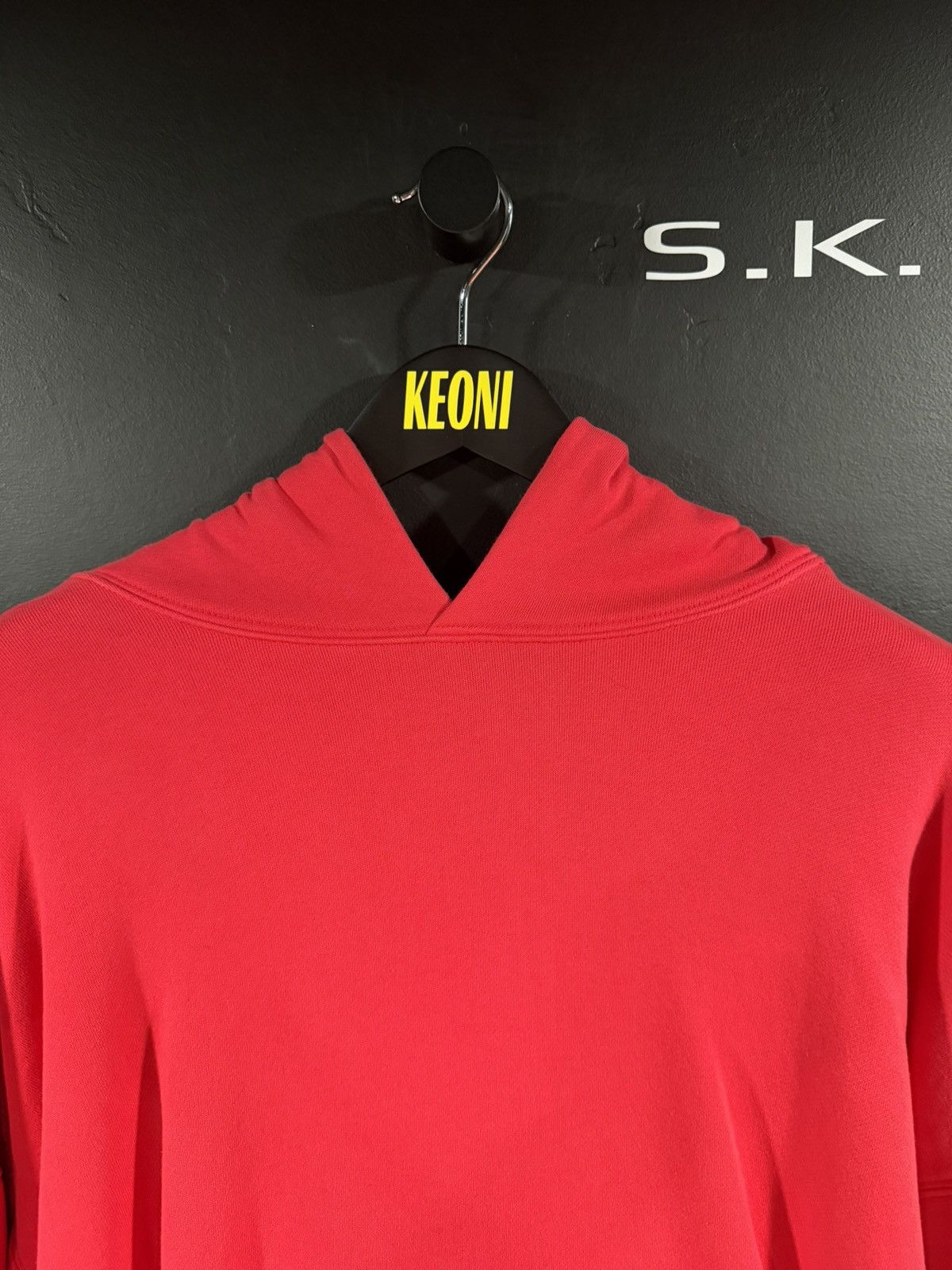 Gap × Yeezy Yeezy Gap Kanye West Red Double Layered Perfect Hoodie XXL Size US XXL / EU 58 / 5 - 2 Thumbnail