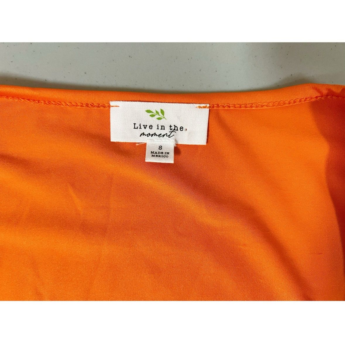 Japanese Brand Orange Square-Neck Short Sleeve Shirt Top Blouse Size S 🧡✨ Size S / US 4 / IT 40 - 5 Thumbnail