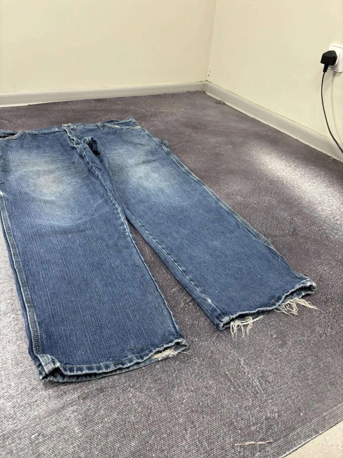 Dickies × Vintage Vintage Dickies American Faded Blue Denim Hype Baggy Jeans Size US 42 / EU 58 - 9 Thumbnail